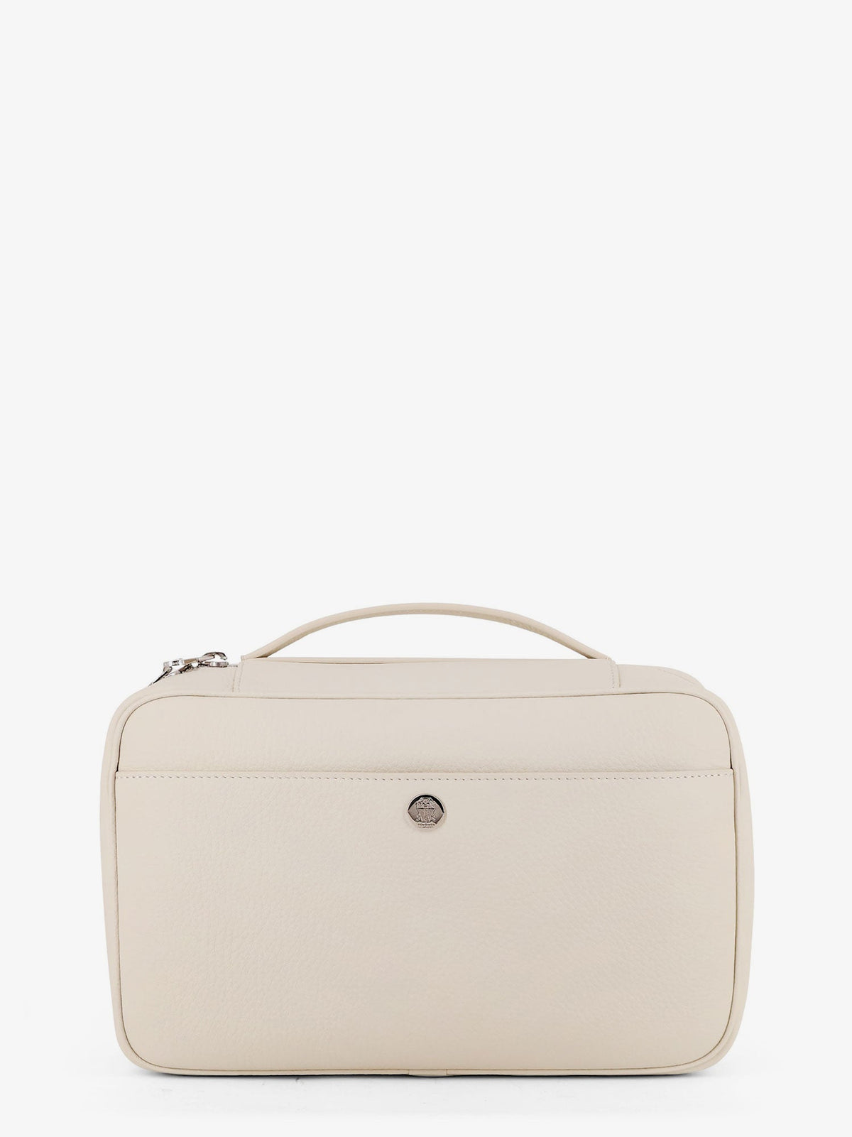 Brunello Cucinelli Leather Beauty Case With Metal Logo Detail