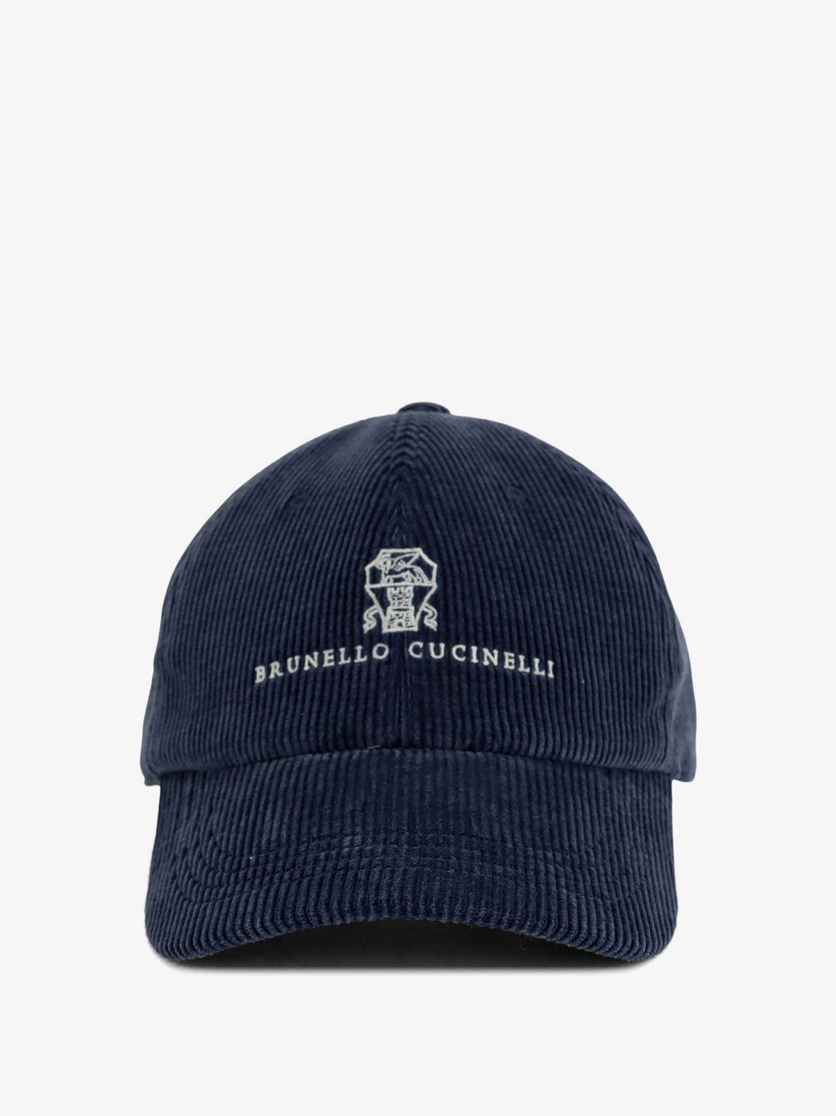 Brunello Cucinelli Corduroy Hat With Embroidered Logo
