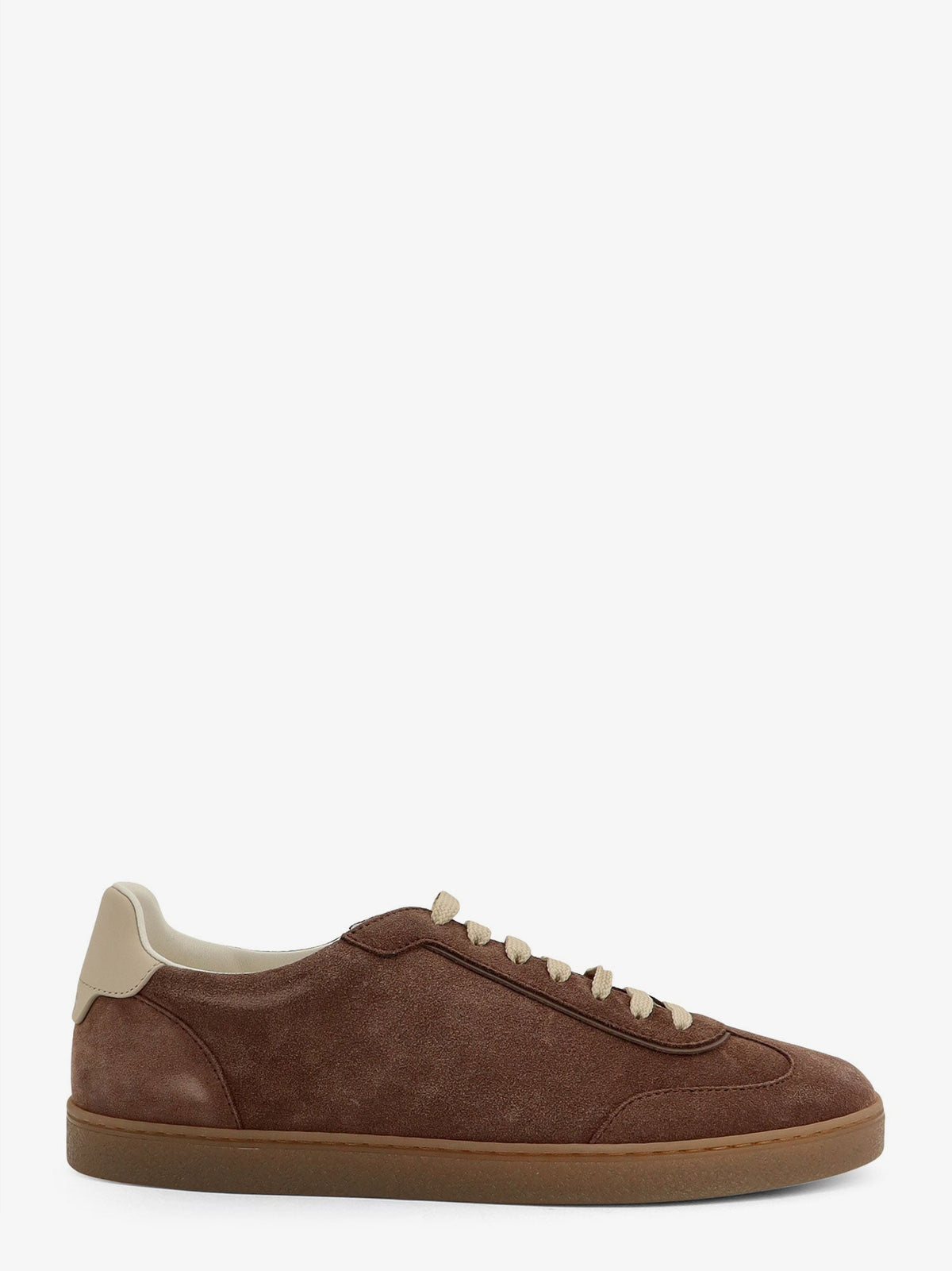 Brunello Cucinelli Suede And Leather Sneakers