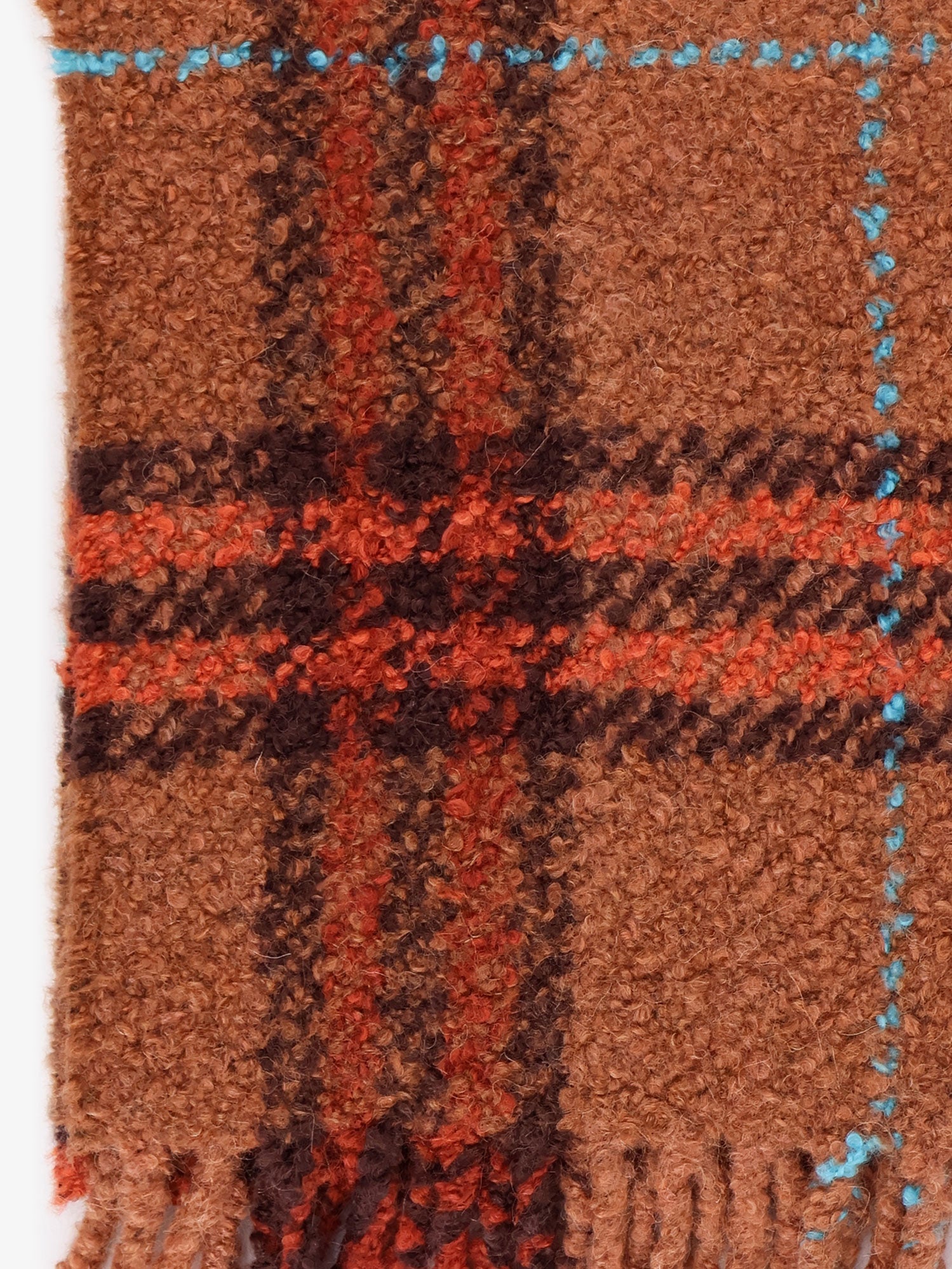 Burberry Wool Blend And Alpaca Bouclé Scarf