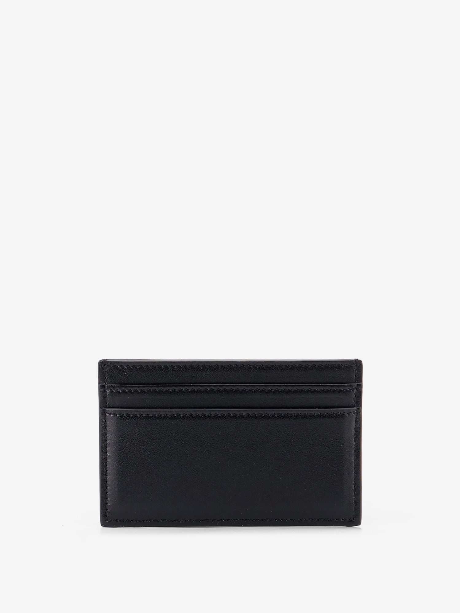 Celine Leather Card Holder With Front Logo Print