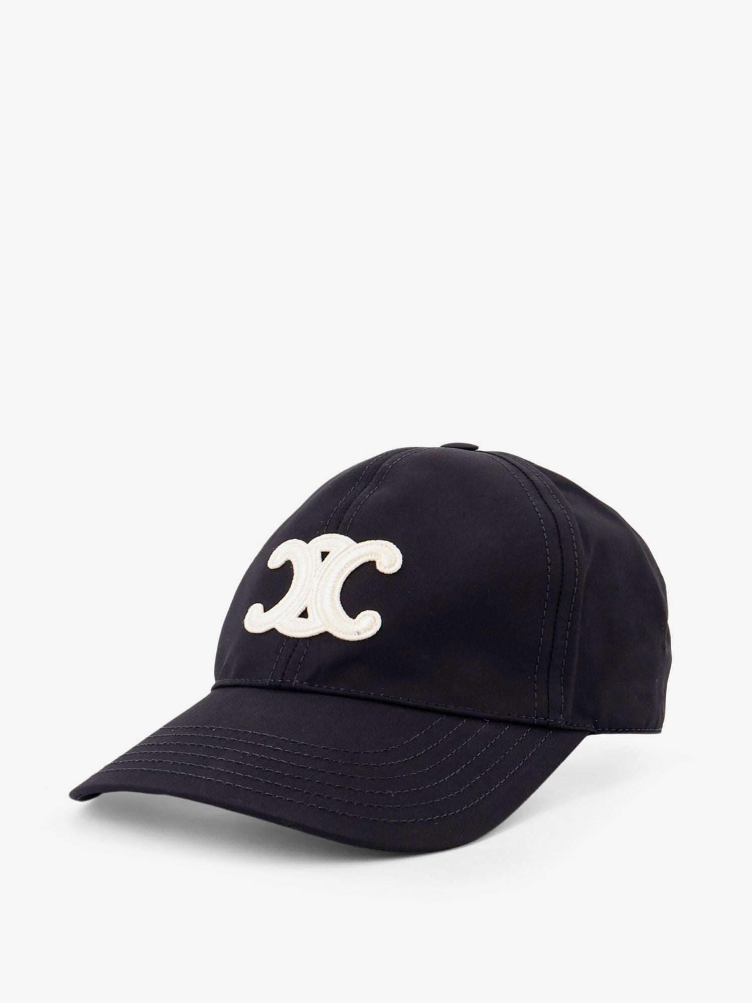 Celine Triomphe Cotton Baseball Hat