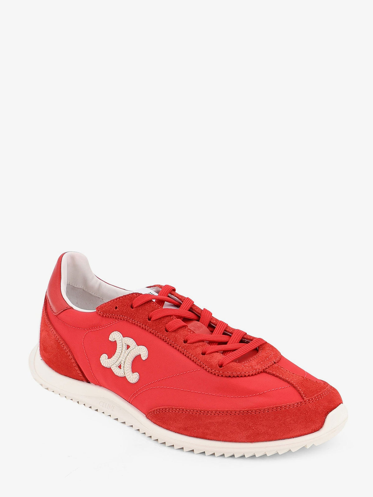 Celine Race Sneakers In Nylon And Suede