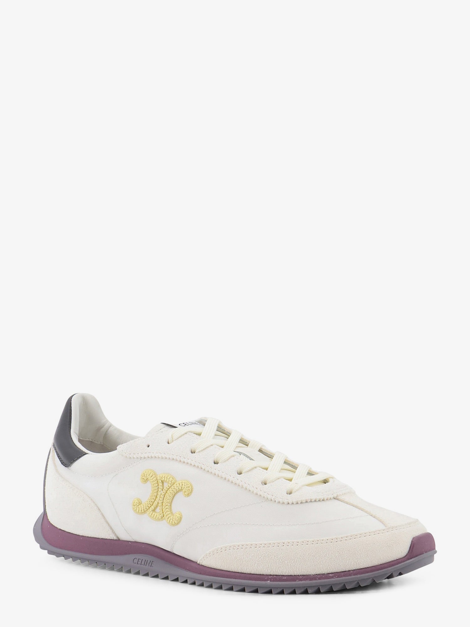 Celine Racer Nylon And Suede Sneakers