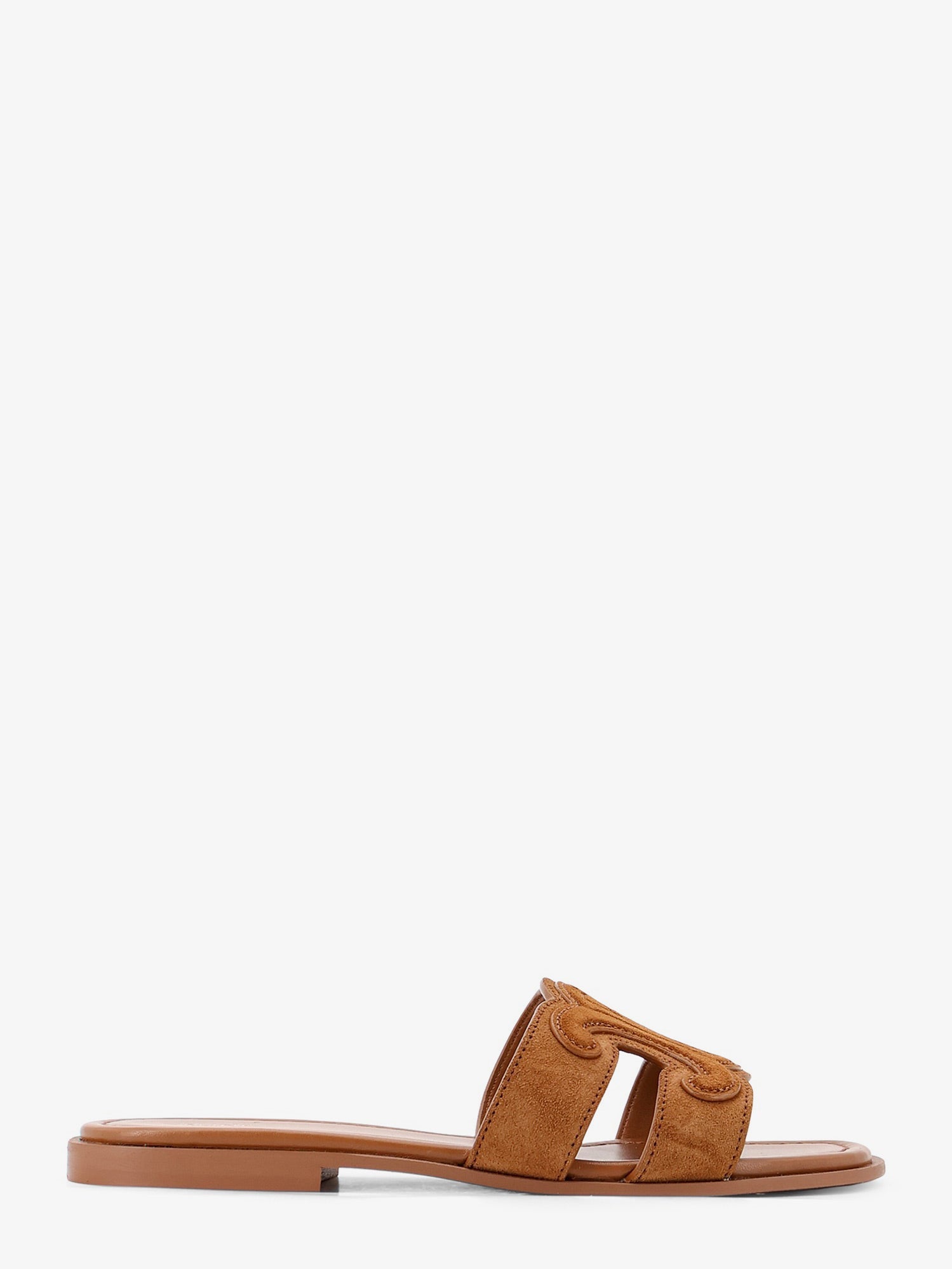 Celine Marina Suede Sandals With Triomphe Logo