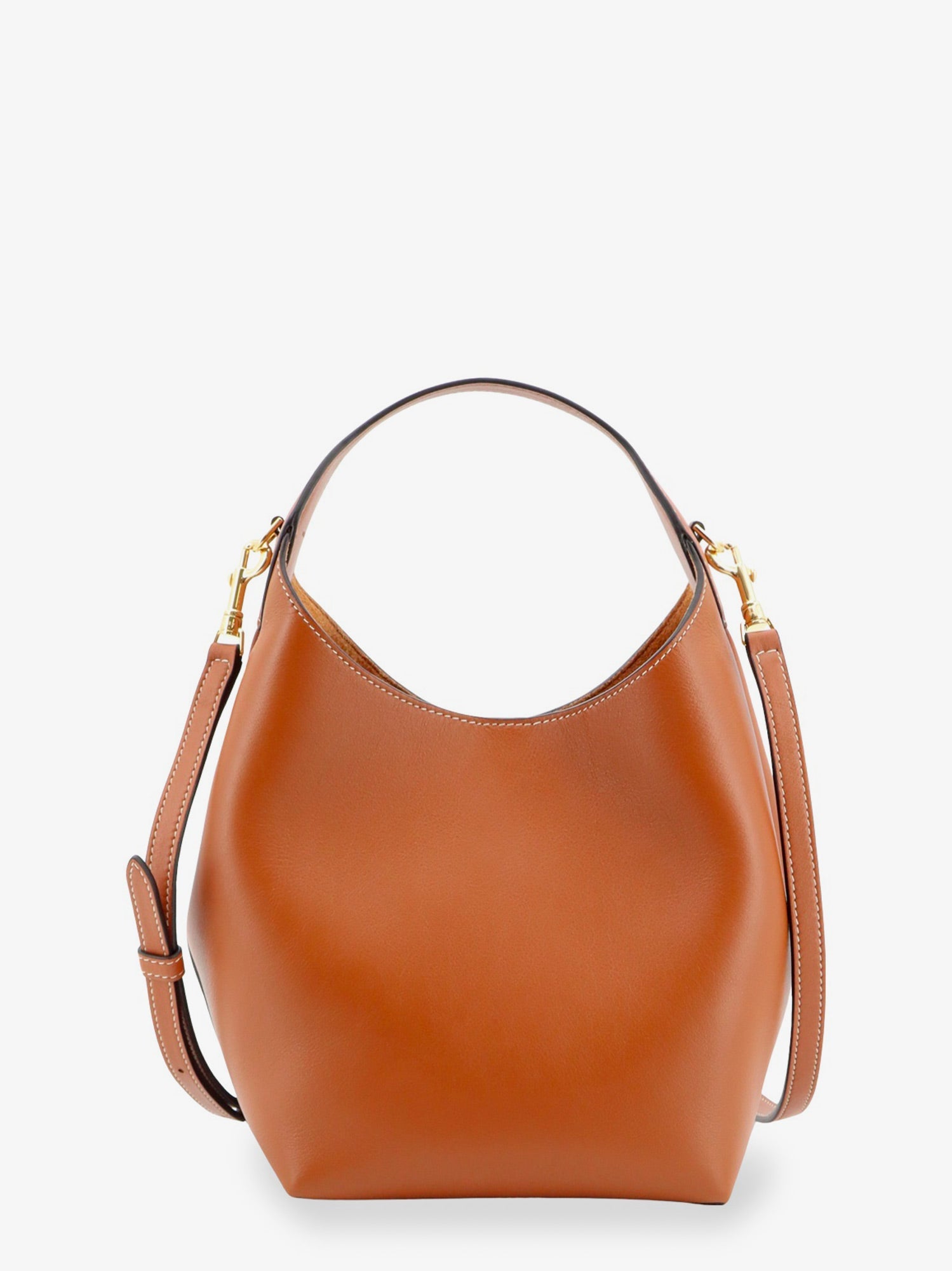 Celine Leather Crossbody Bag With Logo Lettering On The Bottom