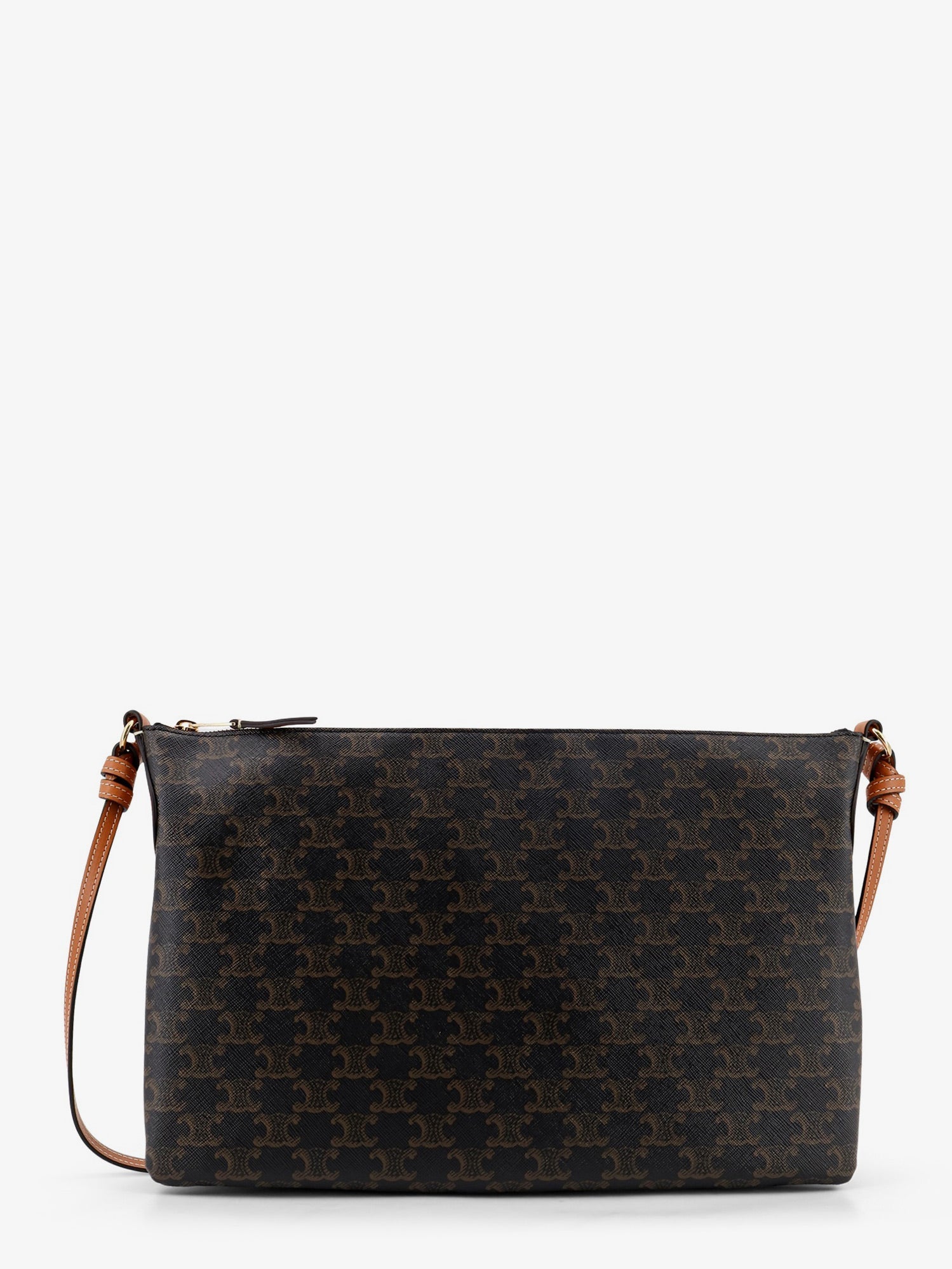 Celine Duo Triomphe Canvas Shoulder Bag