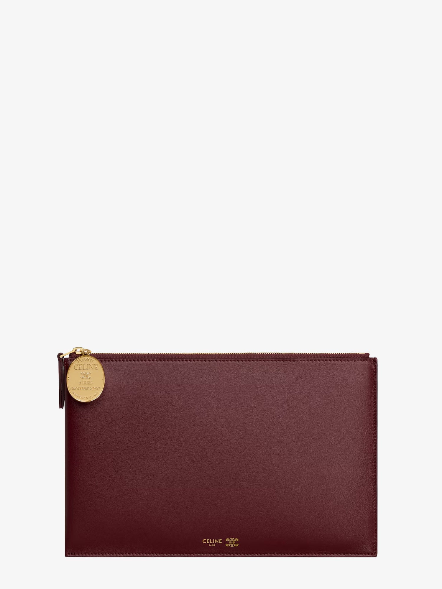 Celine Duo Leather Clutch Bag