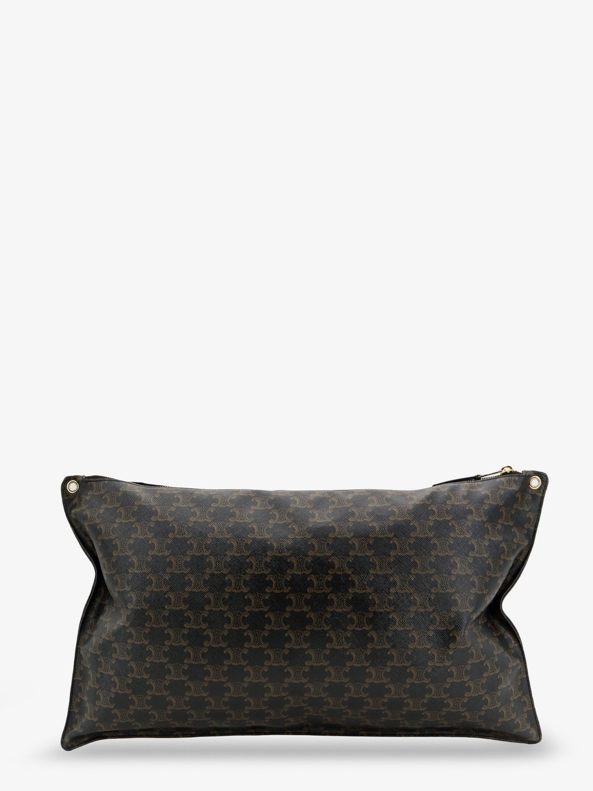 Celine Pillow Bag Triomphe Canvas Maxi Clutch