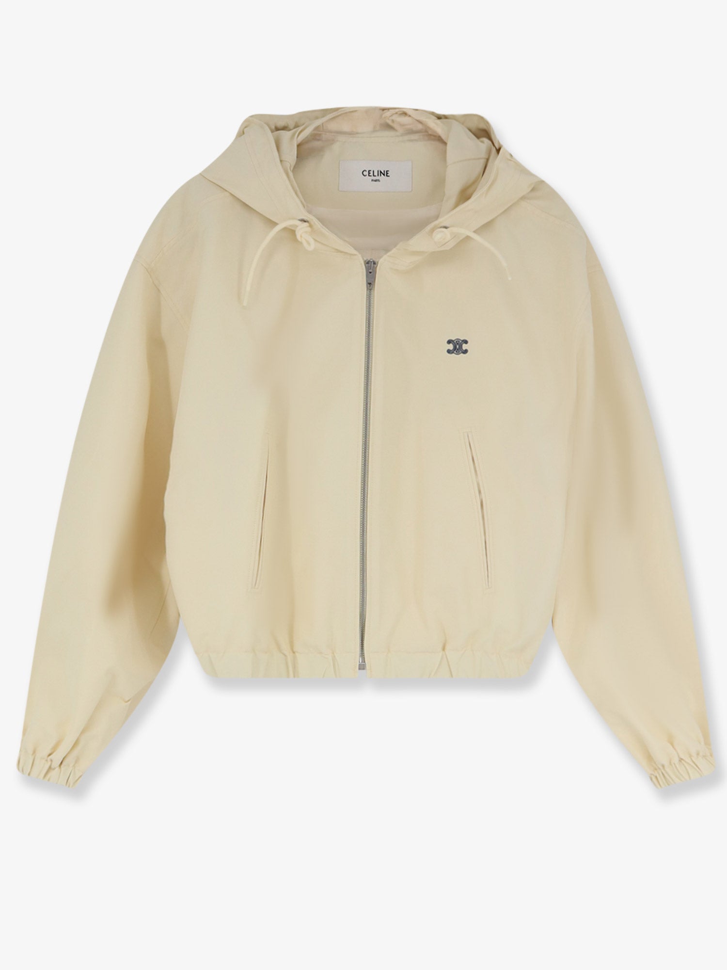 Celine Cotton Blend Jacket With Logo