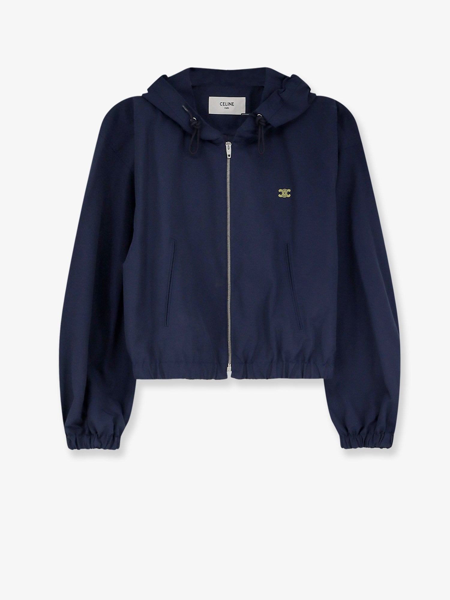 Celine Cotton Blend Jacket With Logo