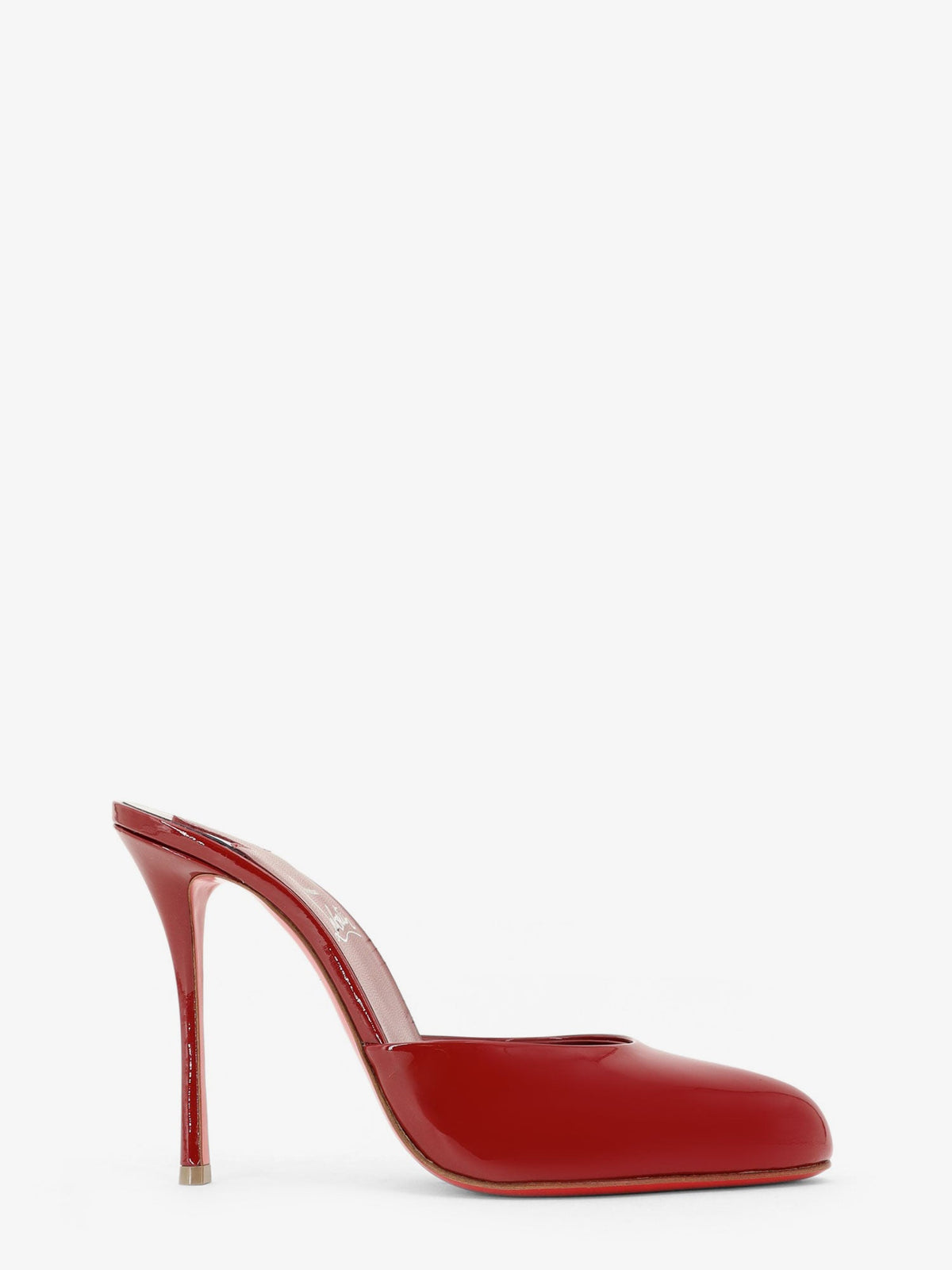 Christian Louboutin Patent Leather Dolly Mule Sandals