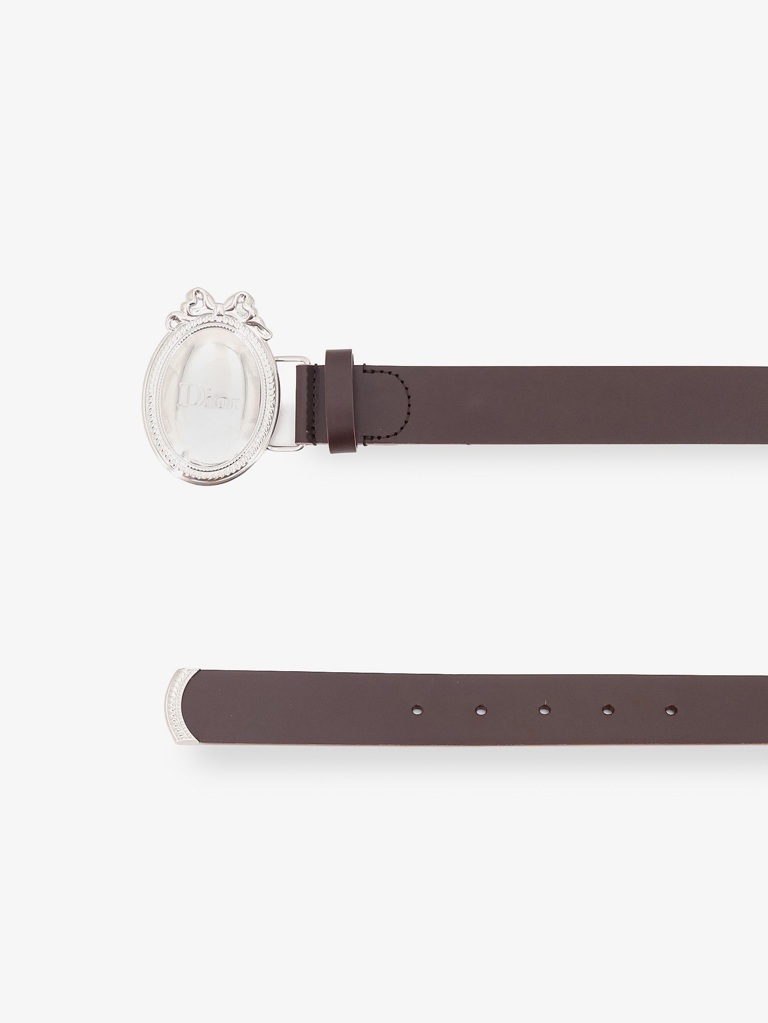 Dior Dior Médaillon Leather Belt