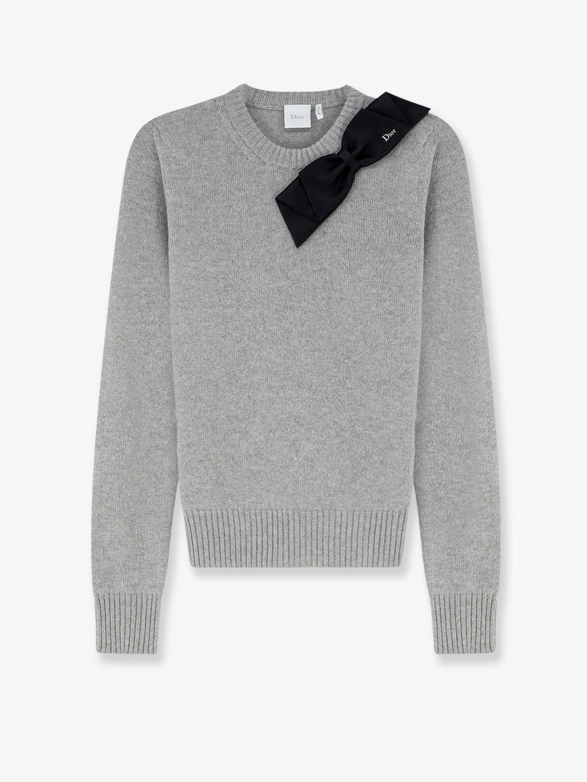 Dior Wool And Cashmere Sweater With Bow