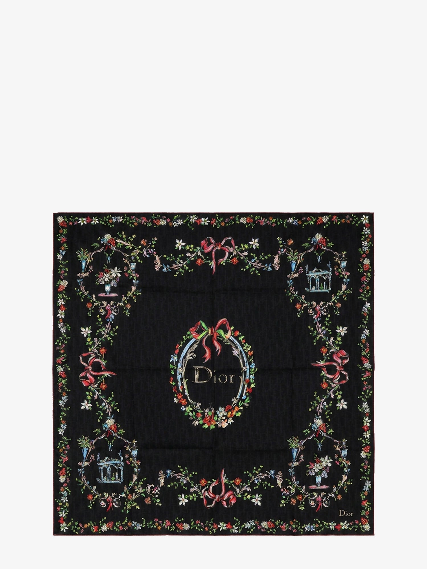 Dior Dior Arabesque Dioriviera 90 Silk Foulard