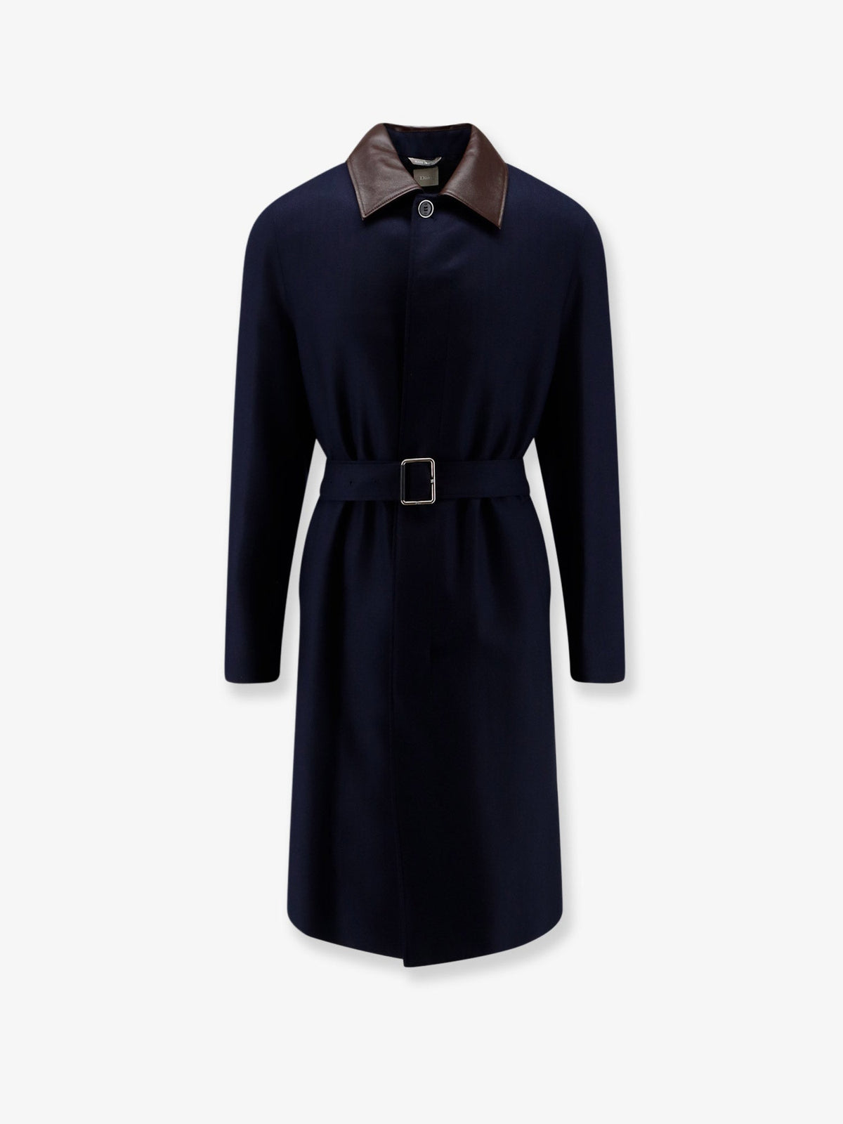 Dior Dior Icons Cashmere Coat With Leather Collar