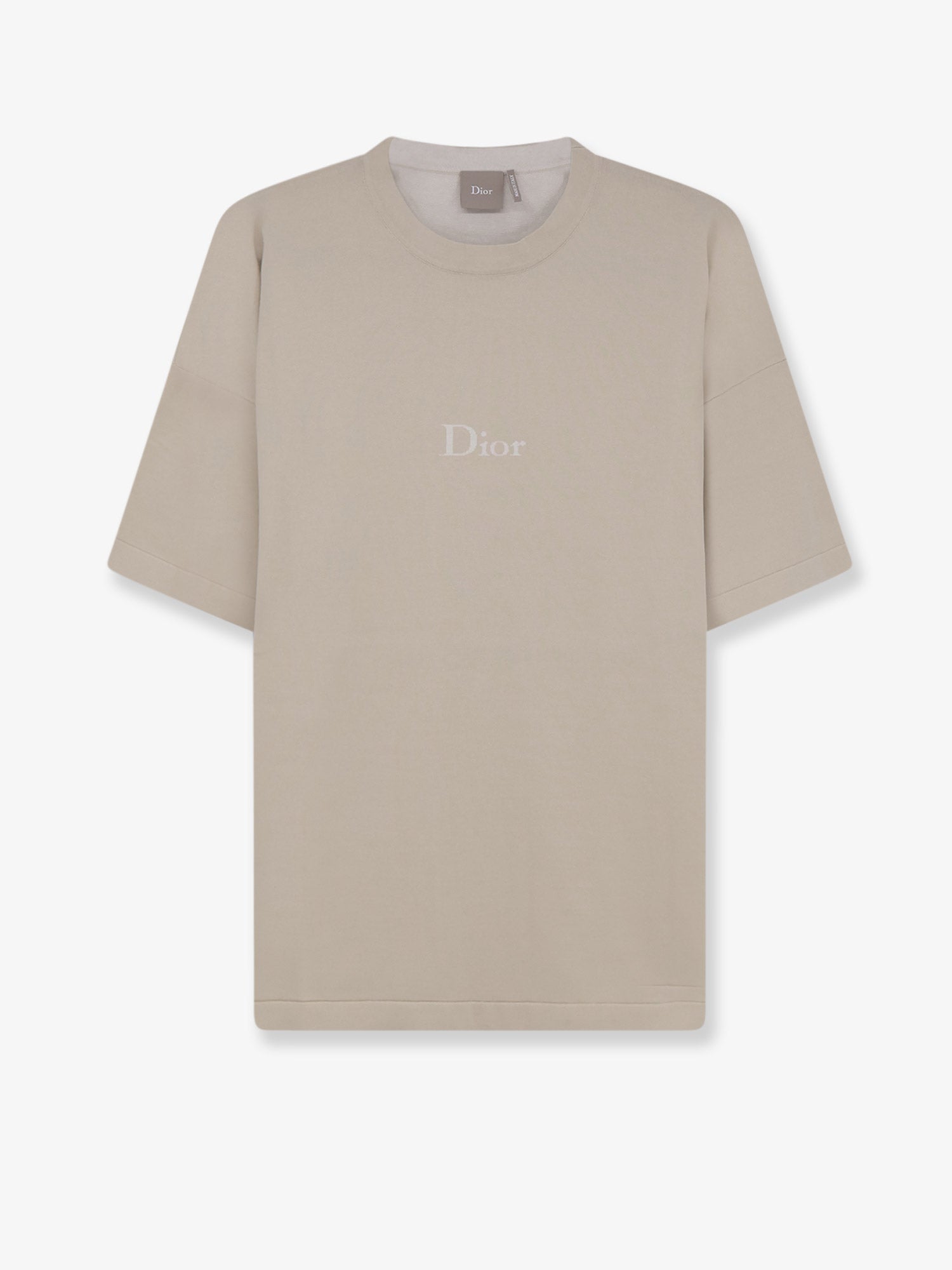 Dior Cotton T-shirt With Lettering Logo