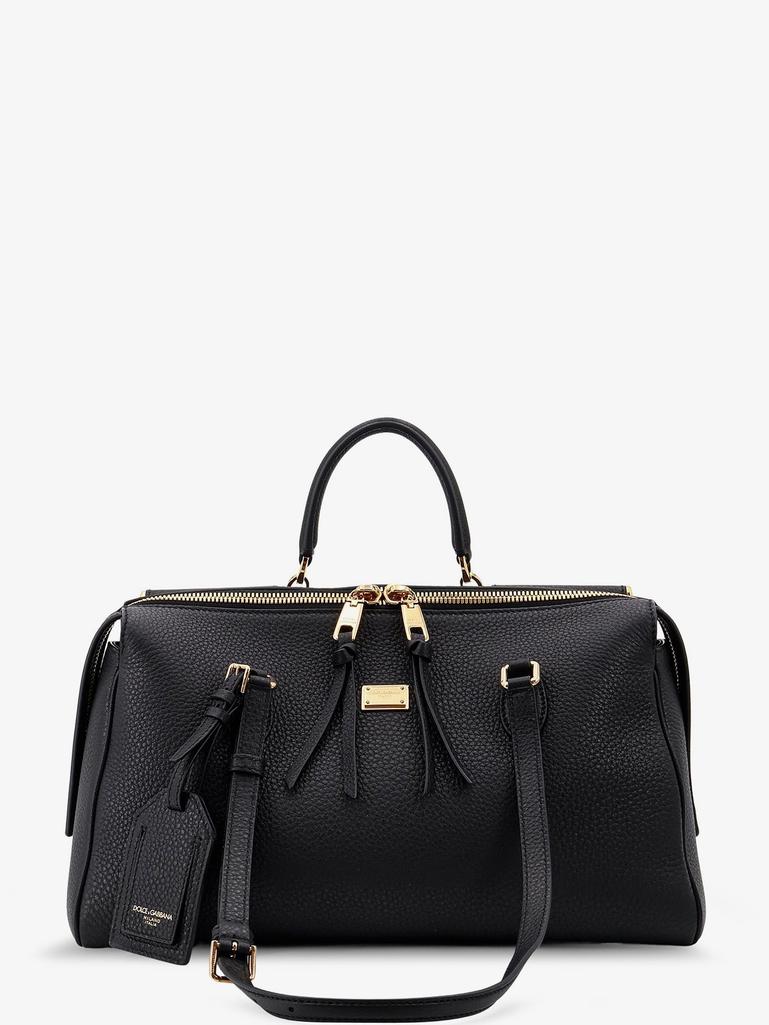 Dolce & Gabbana Vittoria Leather Handbag