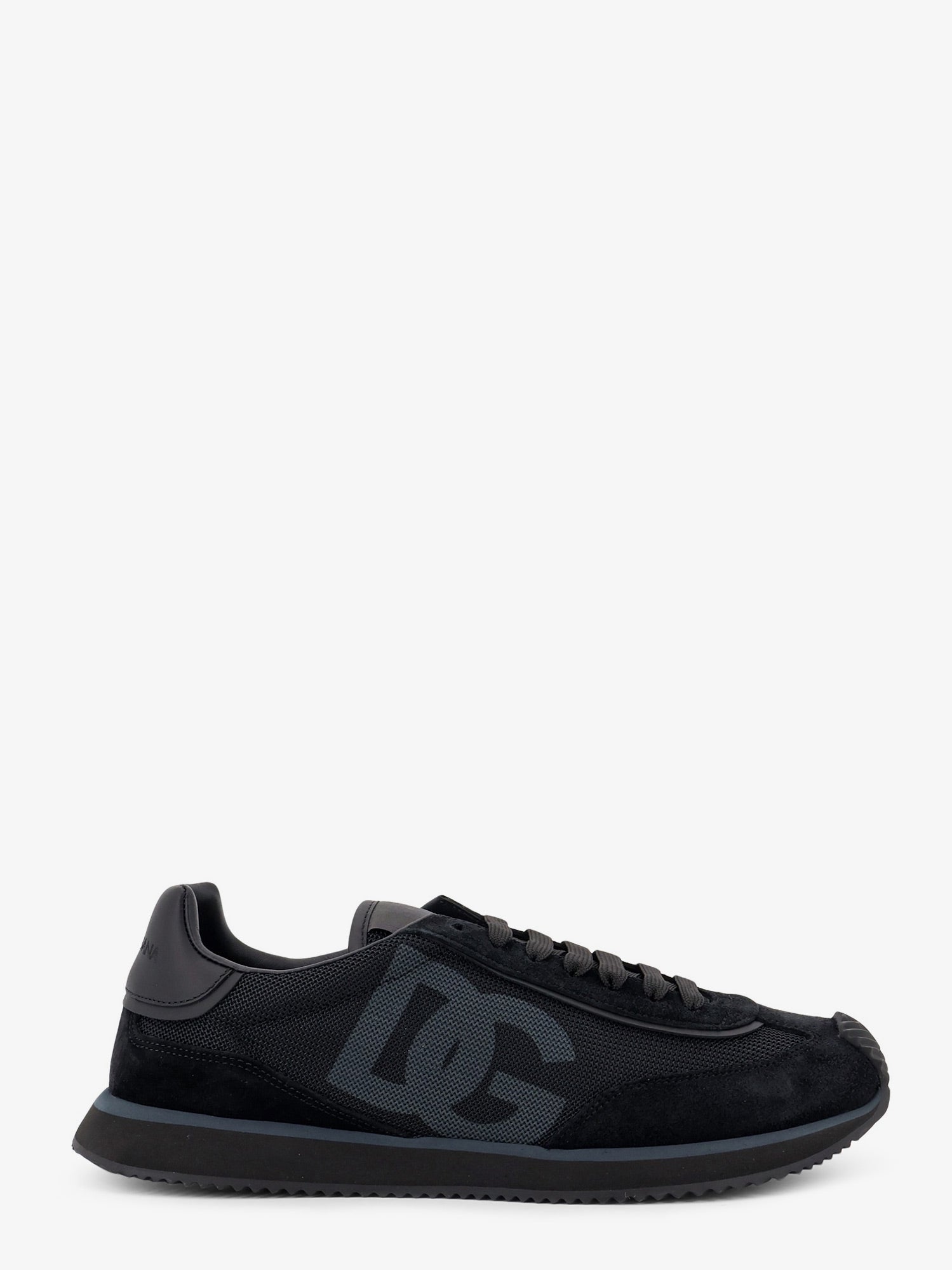 Dolce & Gabbana Dg Cushion Sneakers In Nylon With Suede Inserts