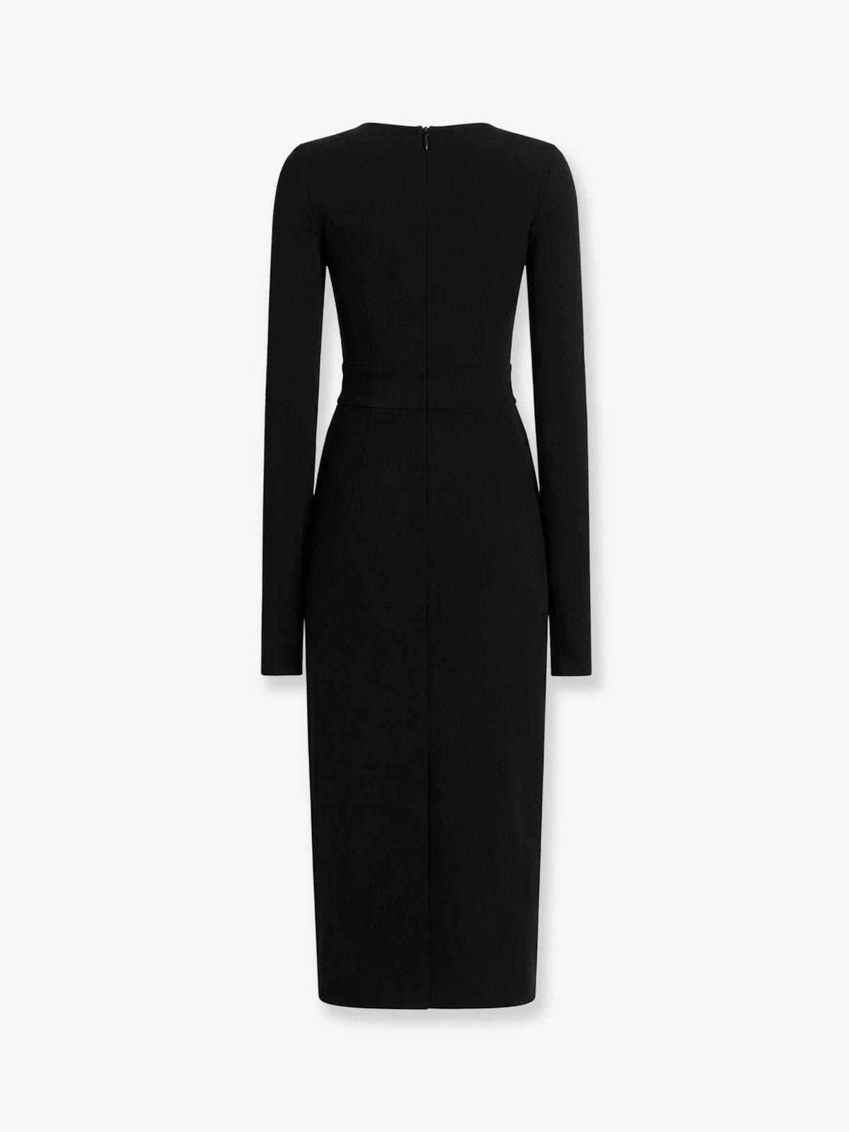Dolce & Gabbana Long Jersey Dress With Side Drape