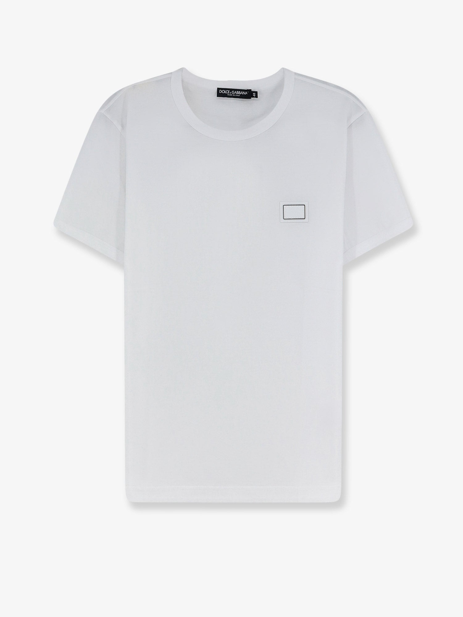 Dolce & Gabbana Cotton T-shirt With Iconic Detail