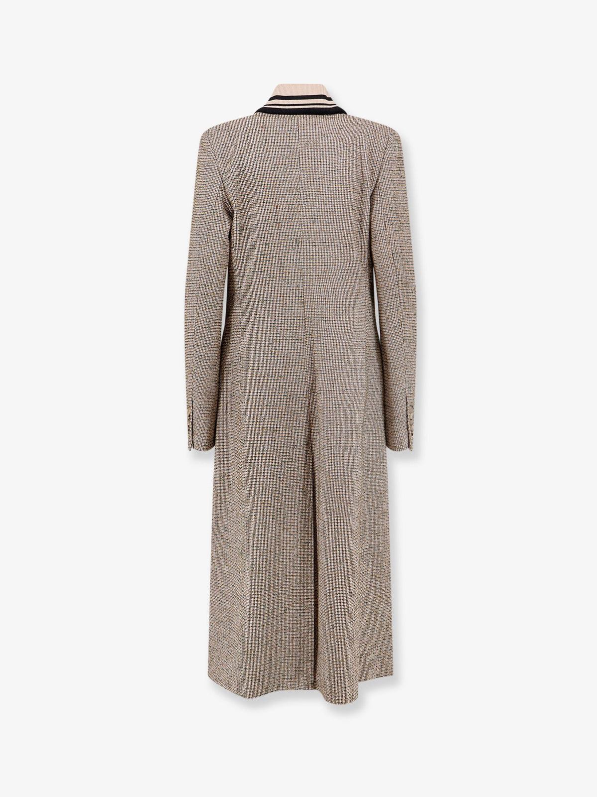 Dries Van Noten Ritt Madras Cotton Blend Coat