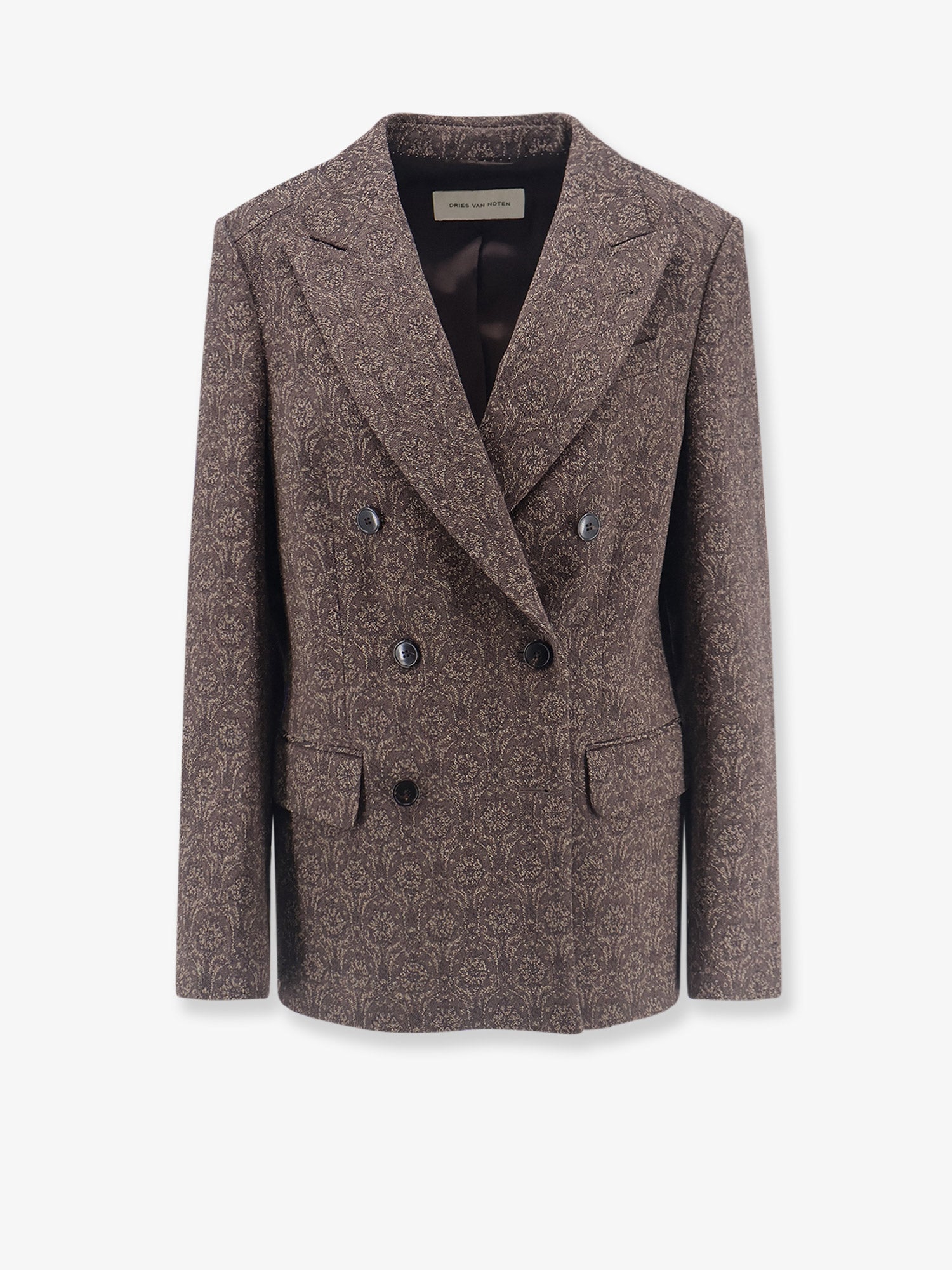 Dries Van Noten Barrysta Wool And Cotton Blazer