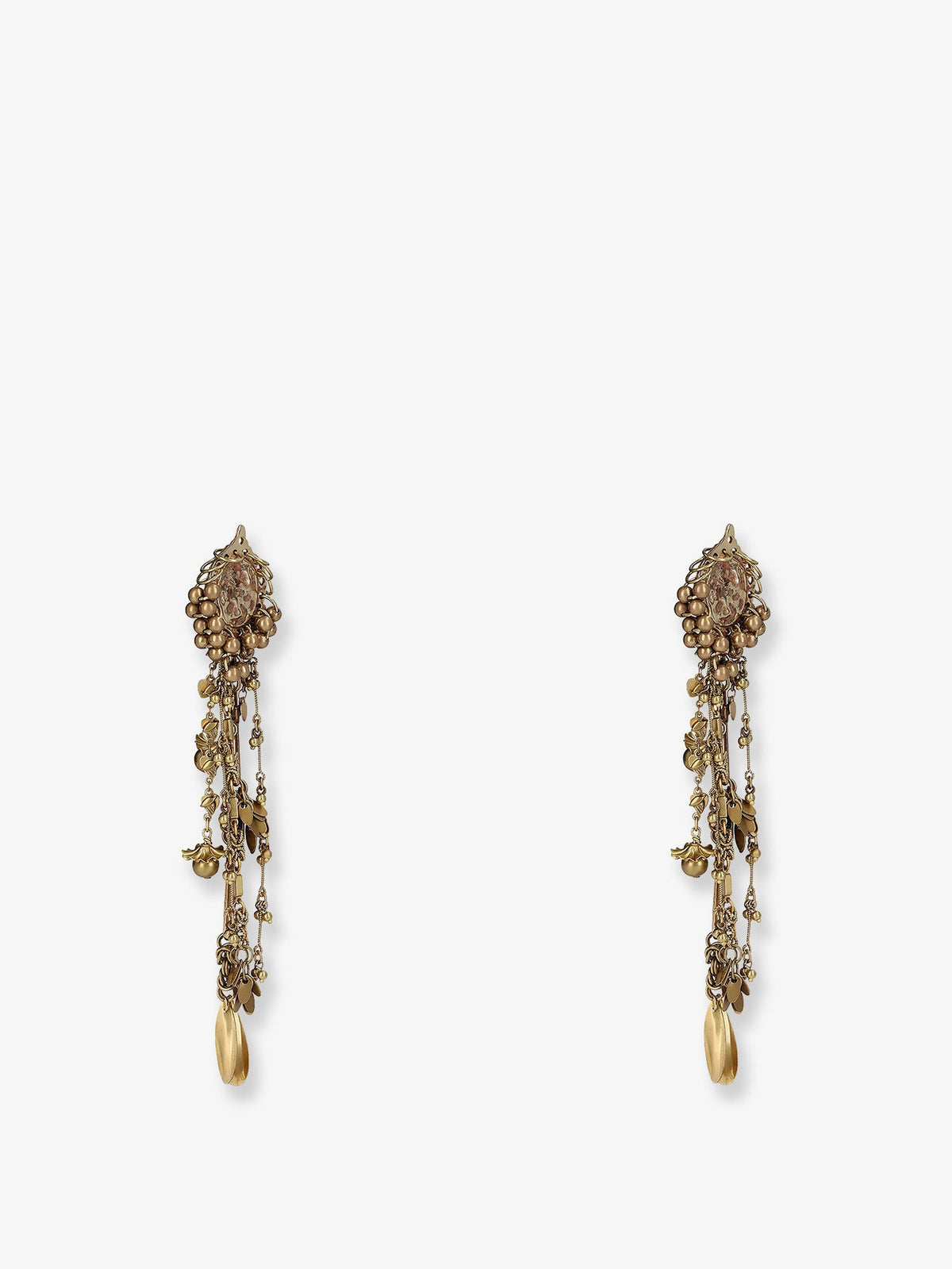 Dries Van Noten Brass Earrings