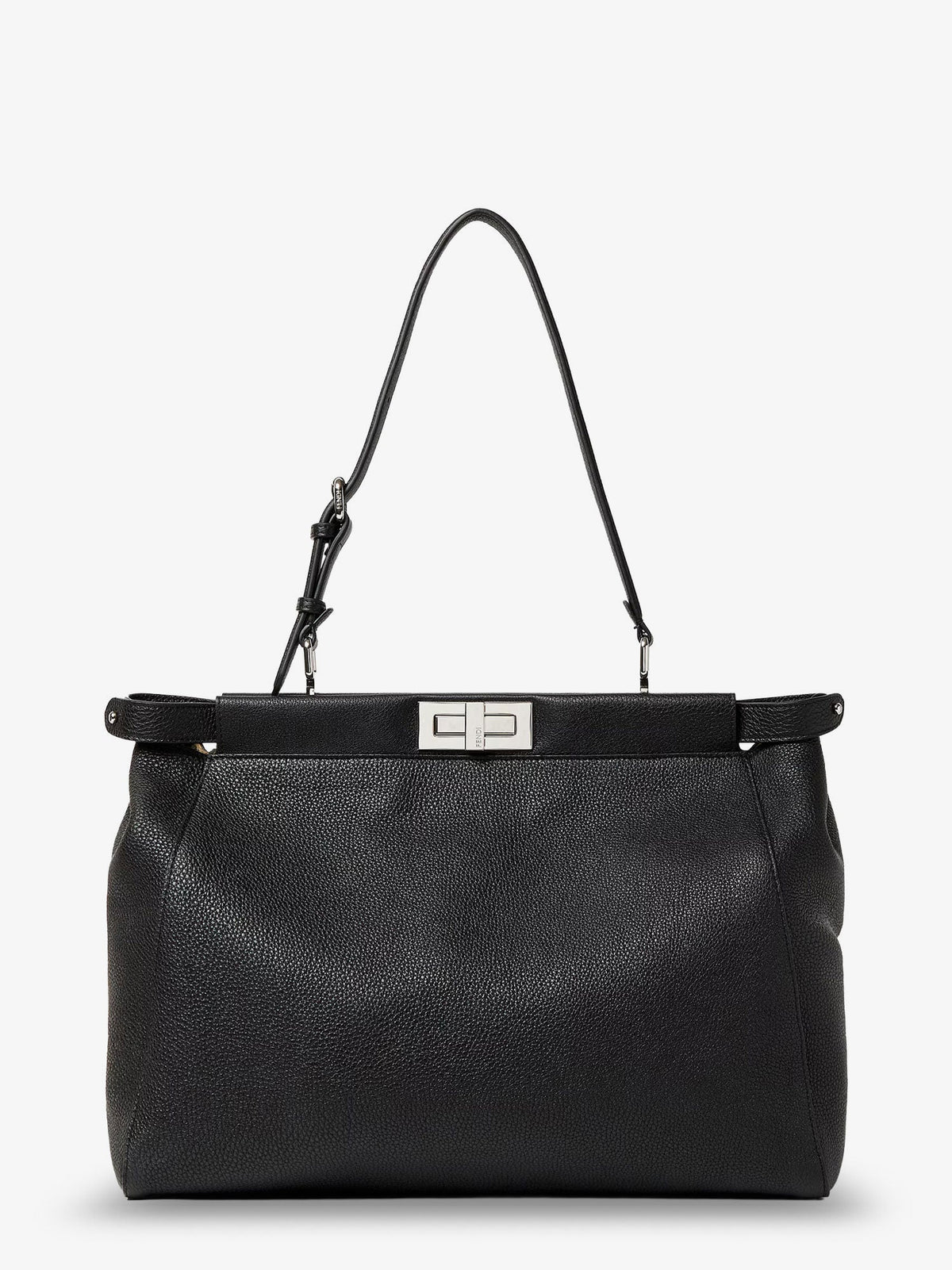 Fendi My Peekaboo Large Leather Crossbody Bag