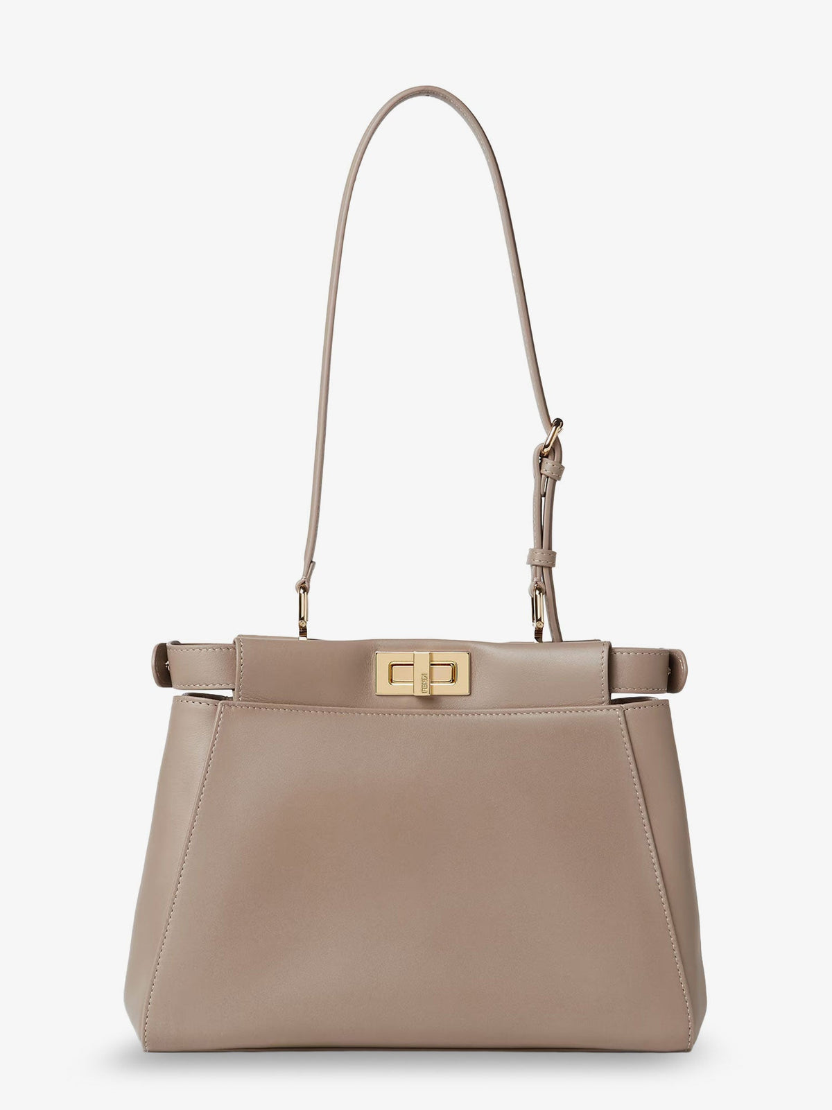 Fendi My Peekanno Small Leather Shoulder Bag