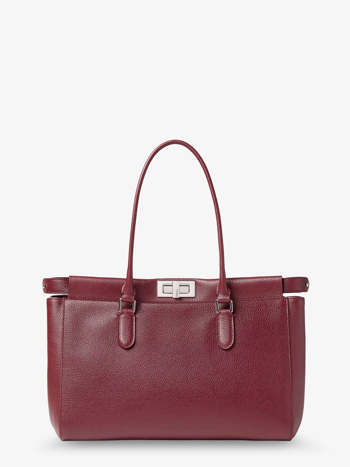 Fendi Peekaboo Tote Leather Shoulder Bag
