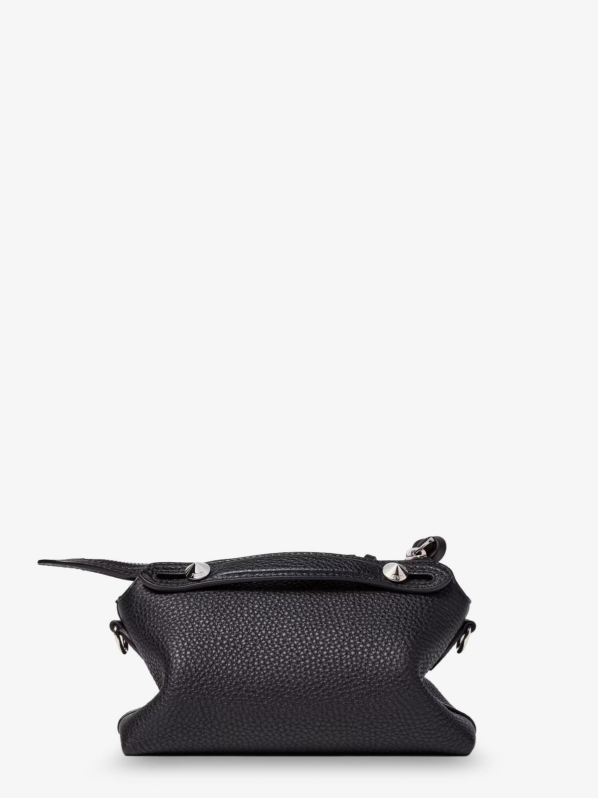Fendi Boston Leather Handbag