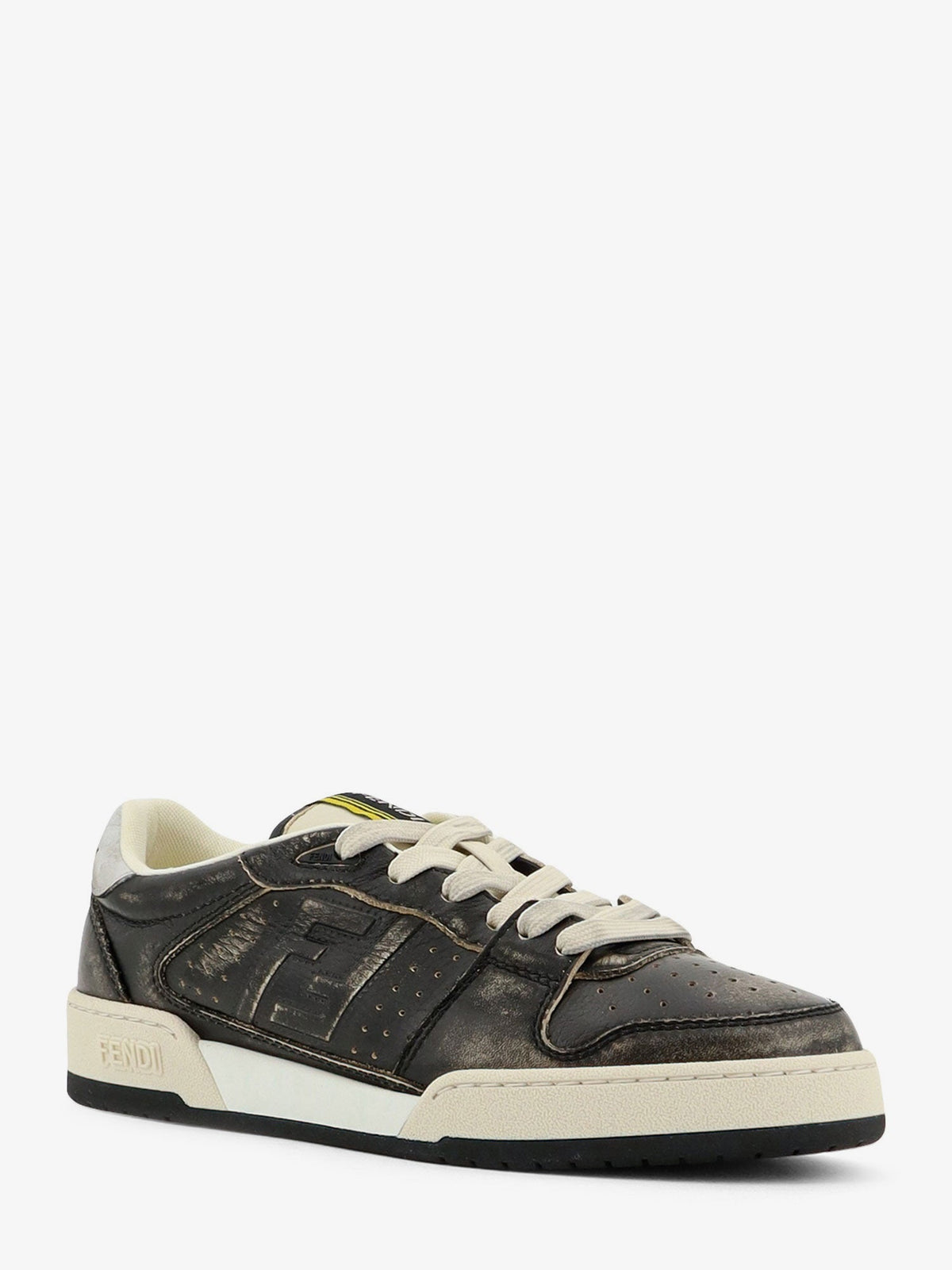 Fendi Fendi Match Leather Sneakers
