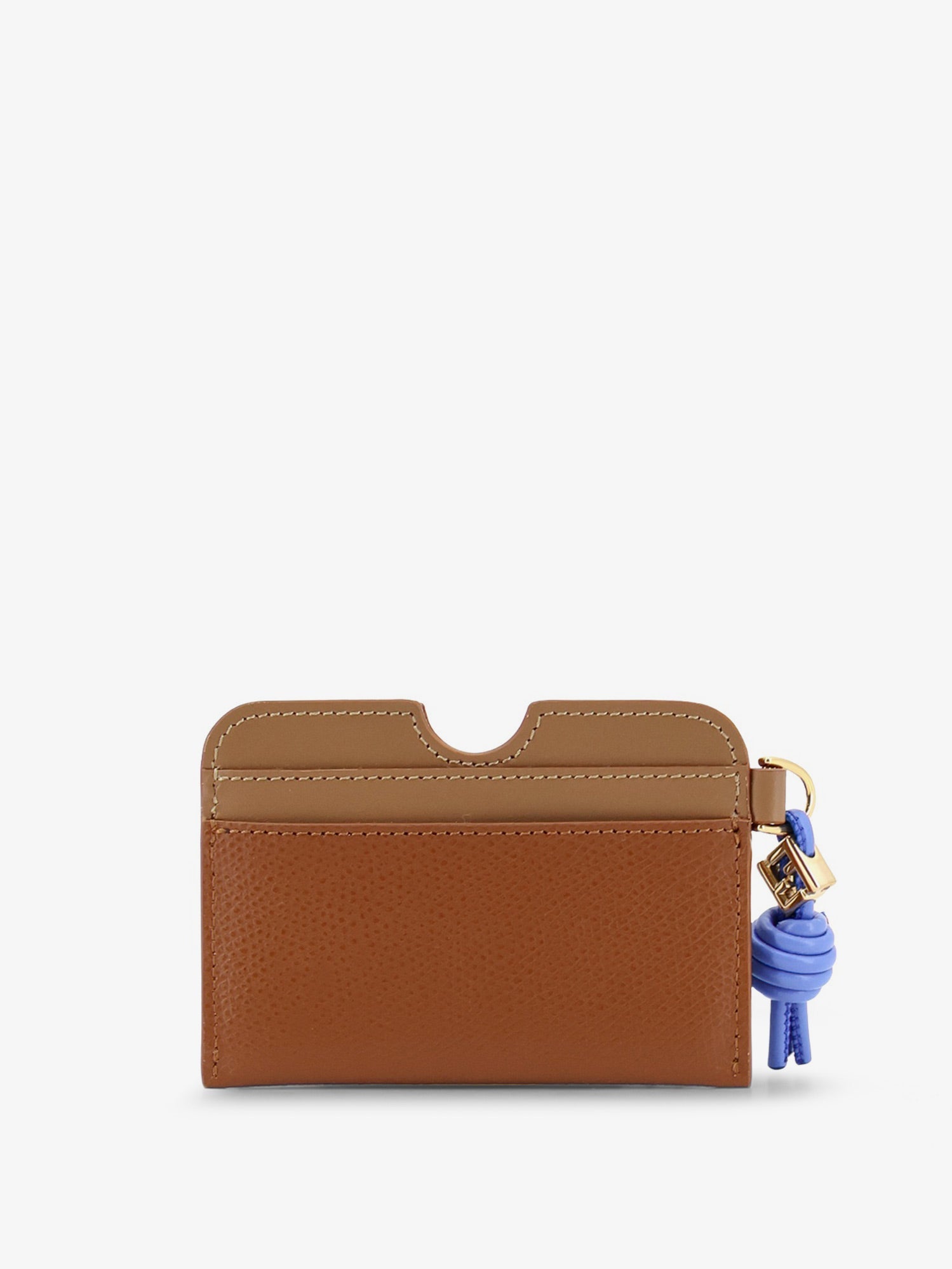 Fendi Ff Diamonds Leather Card Holder