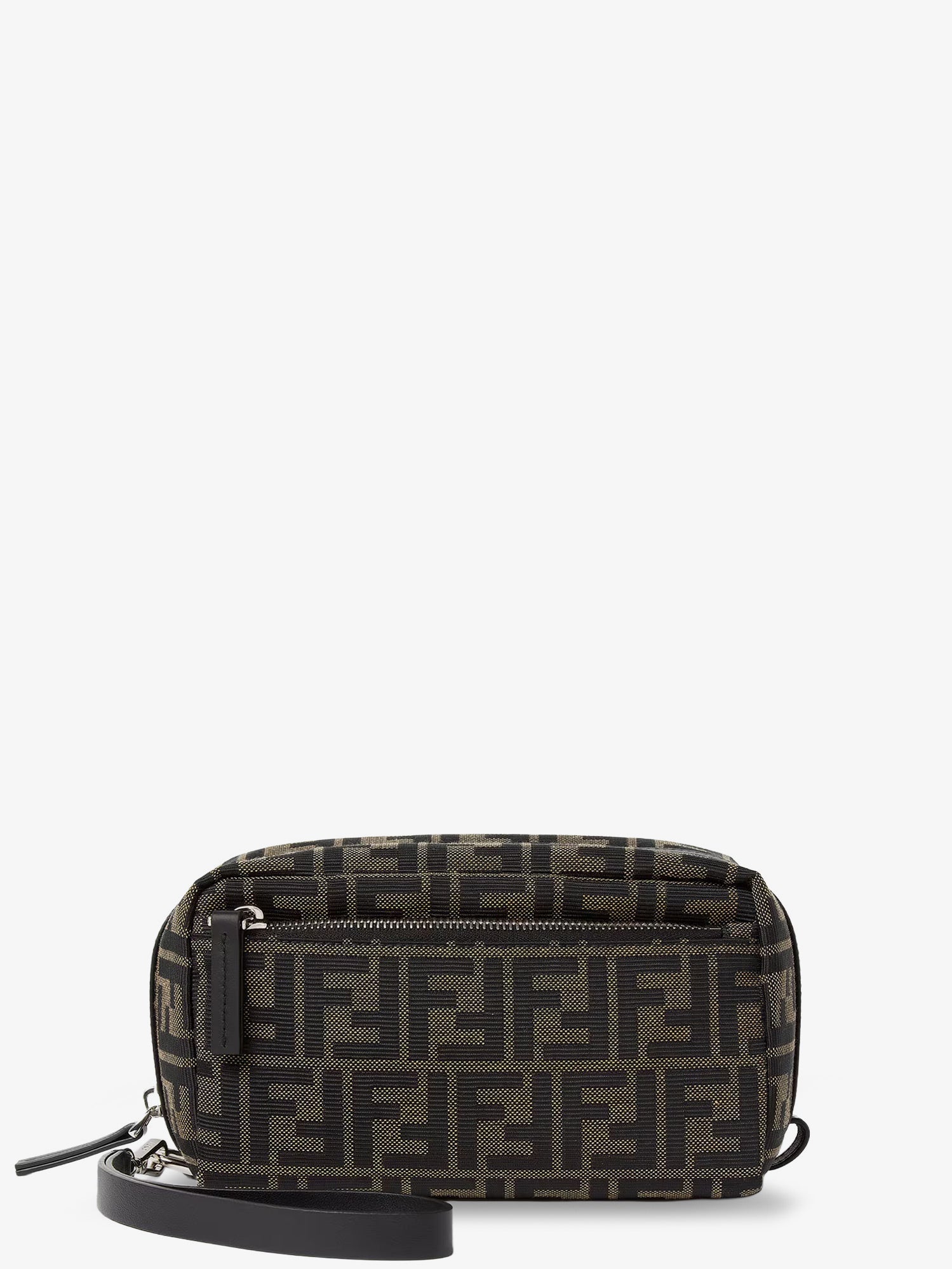 Fendi Ff Zucca Jacquard Fabric Clutch Bag