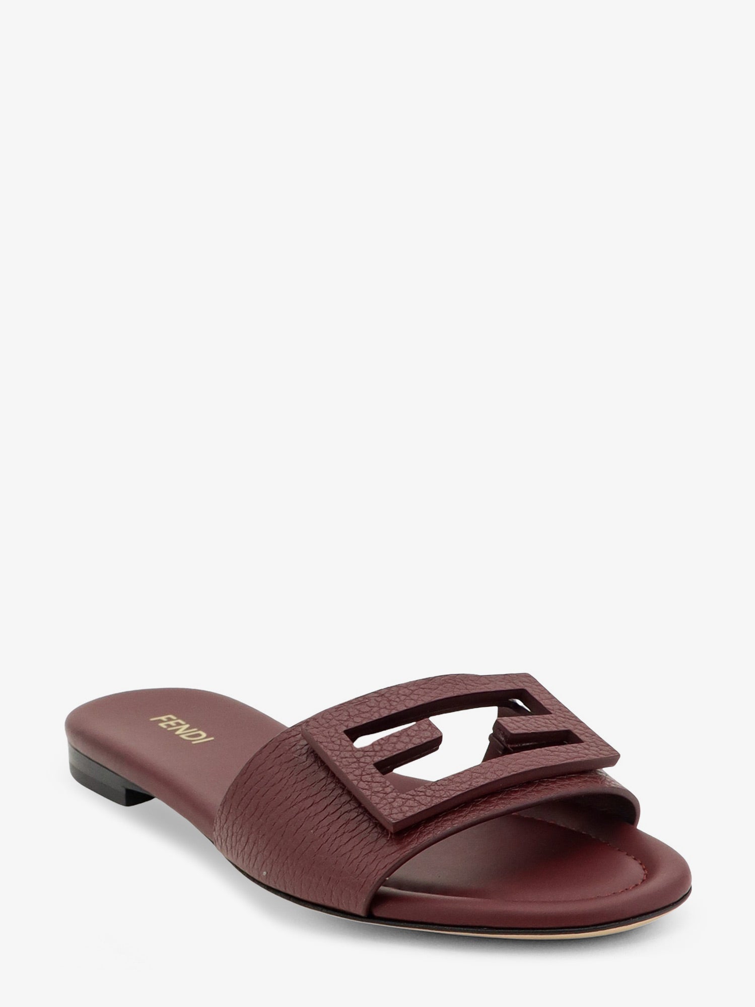 Fendi Leather Tube Sandals