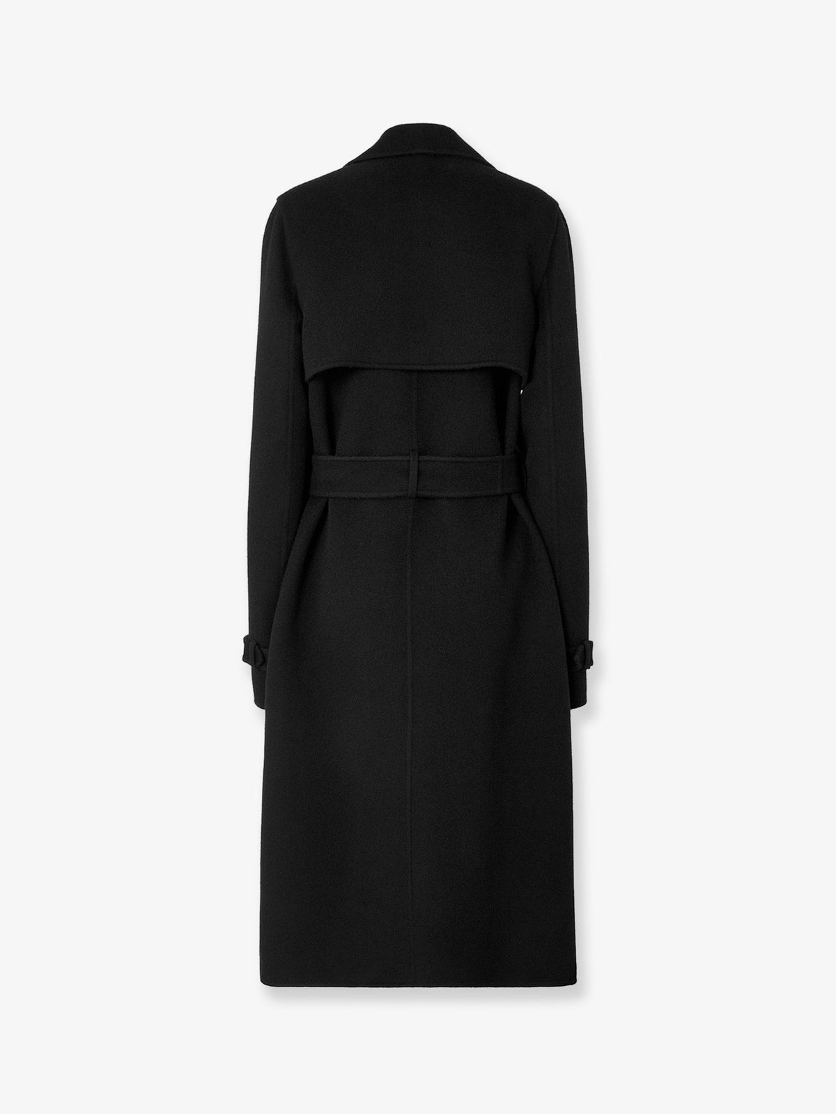 Fendi Ff Zucca Virgin Wool Midi Coat
