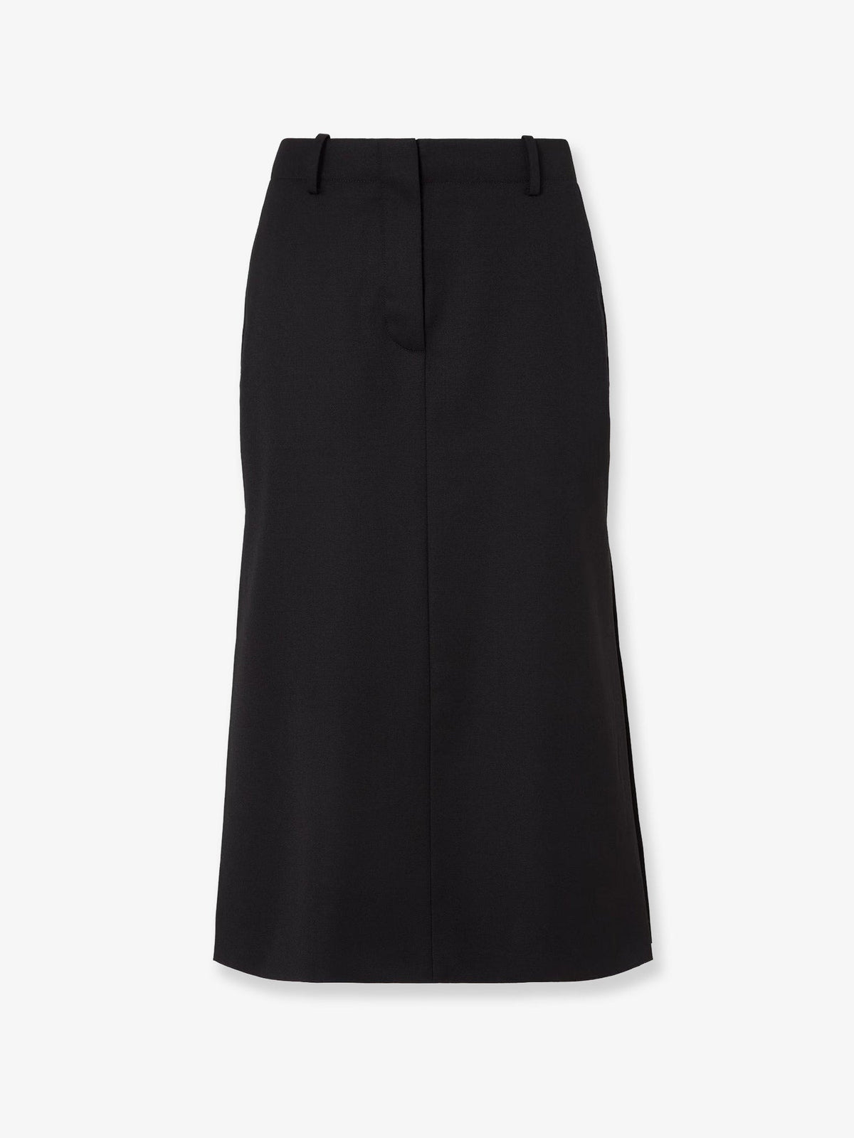 Fendi Black Grain De Poudre Skirt