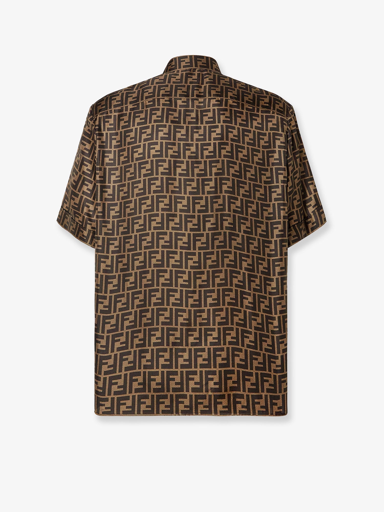 Fendi Silk Shirt With Ff Motif