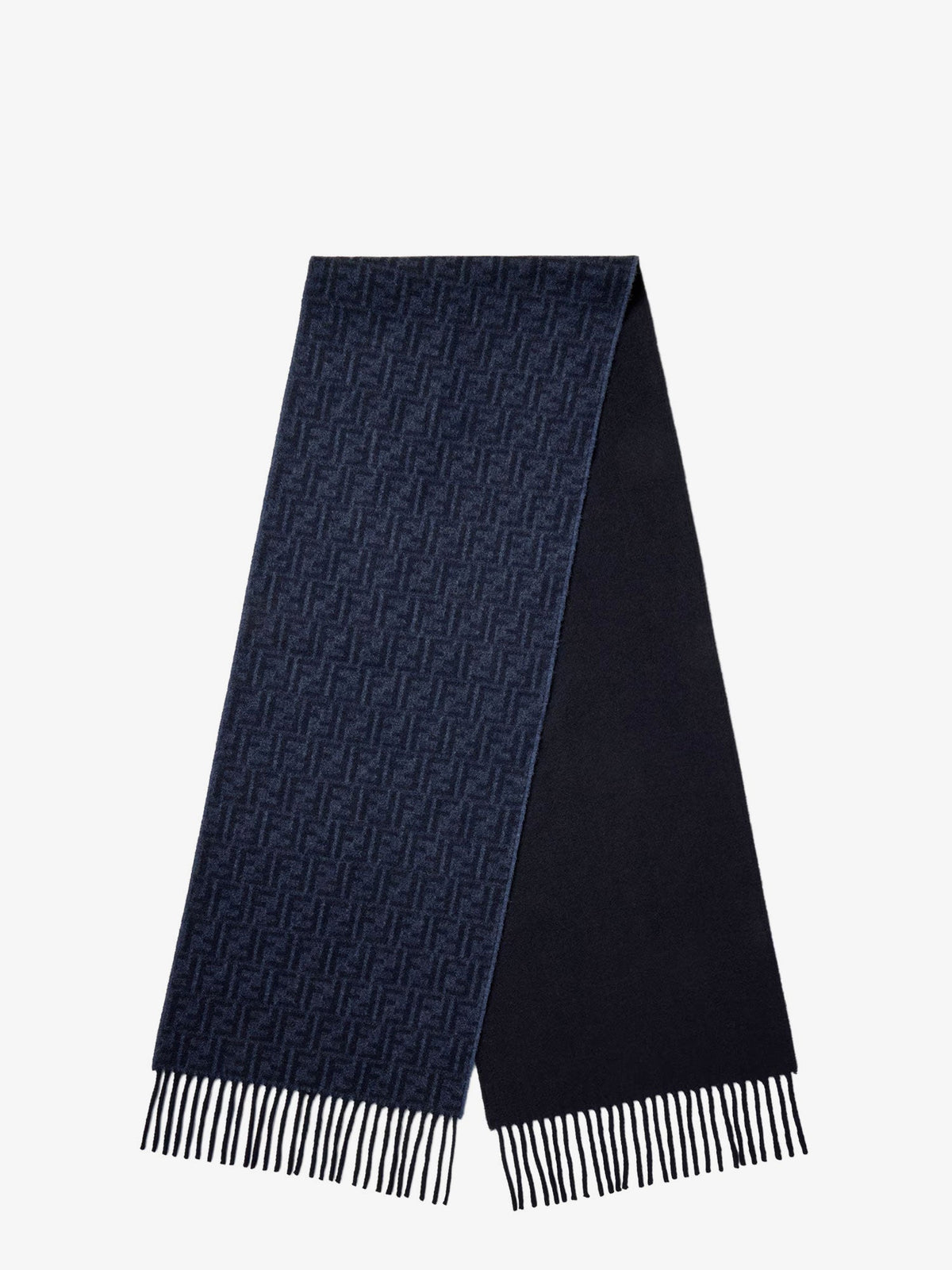 Fendi Ff Zucca Wool And Cashmere Scarf