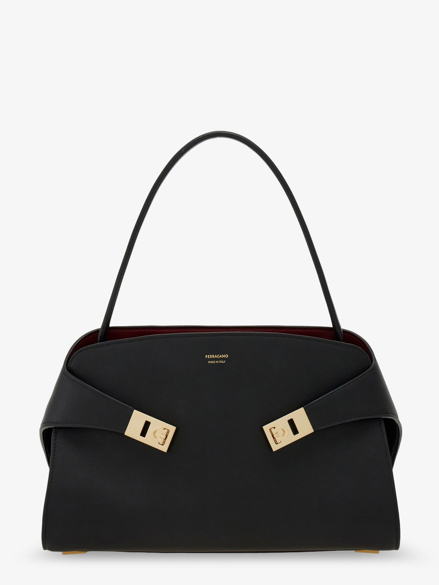 Ferragamo Hug Soft M Leather Shoulder Bag