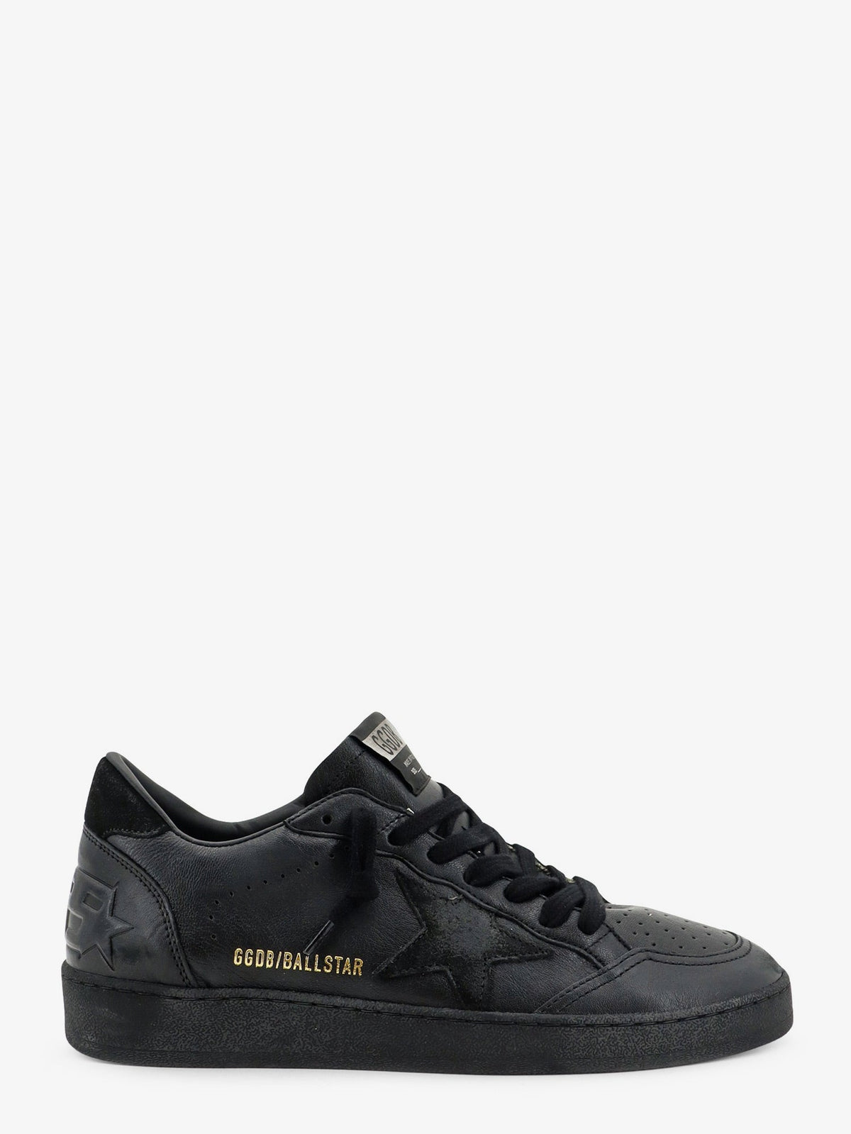 Golden Goose Ballstar Leather Sneakers With Iconic Side Logo