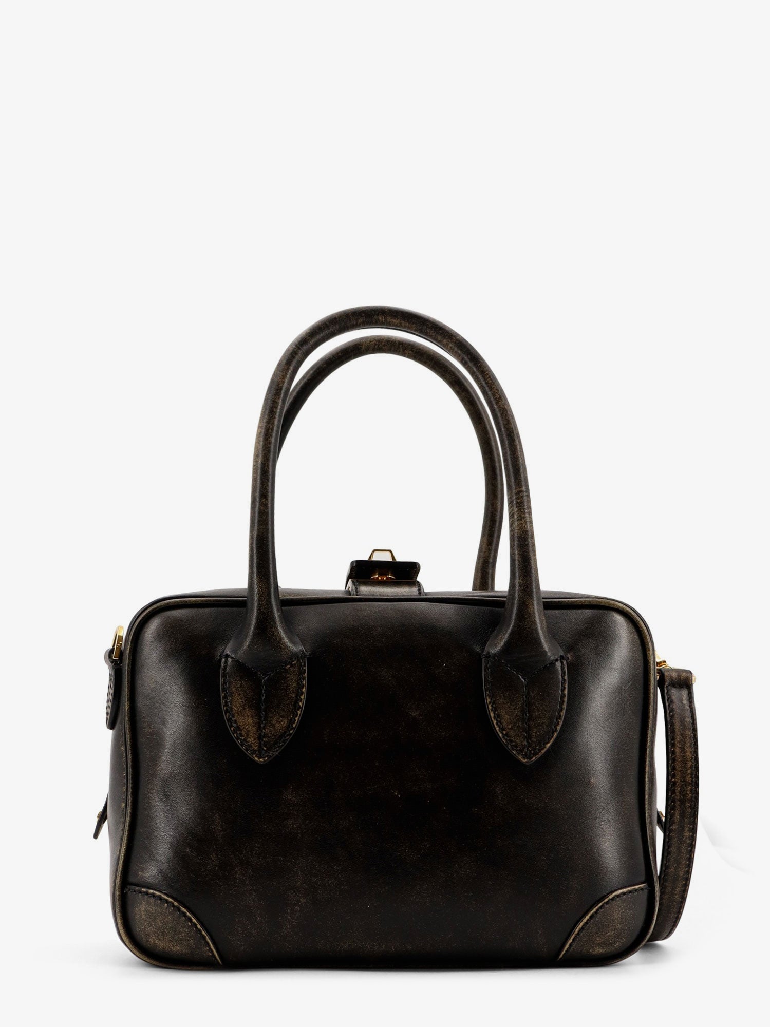 Golden Goose Vita Vintage Leather Crossbody Bag