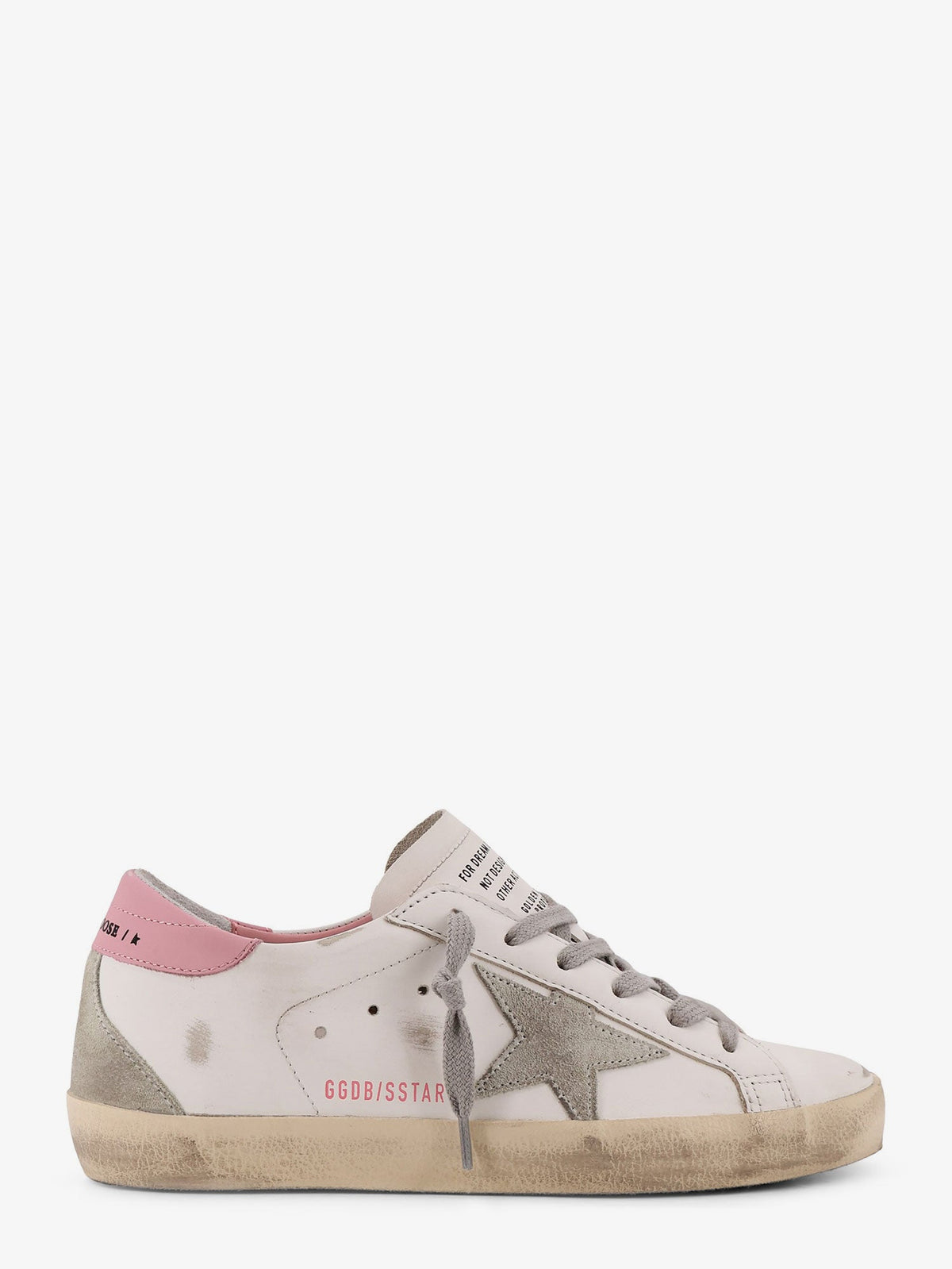 Golden Goose Superstar Leather Sneakers With Iconic Side Logo