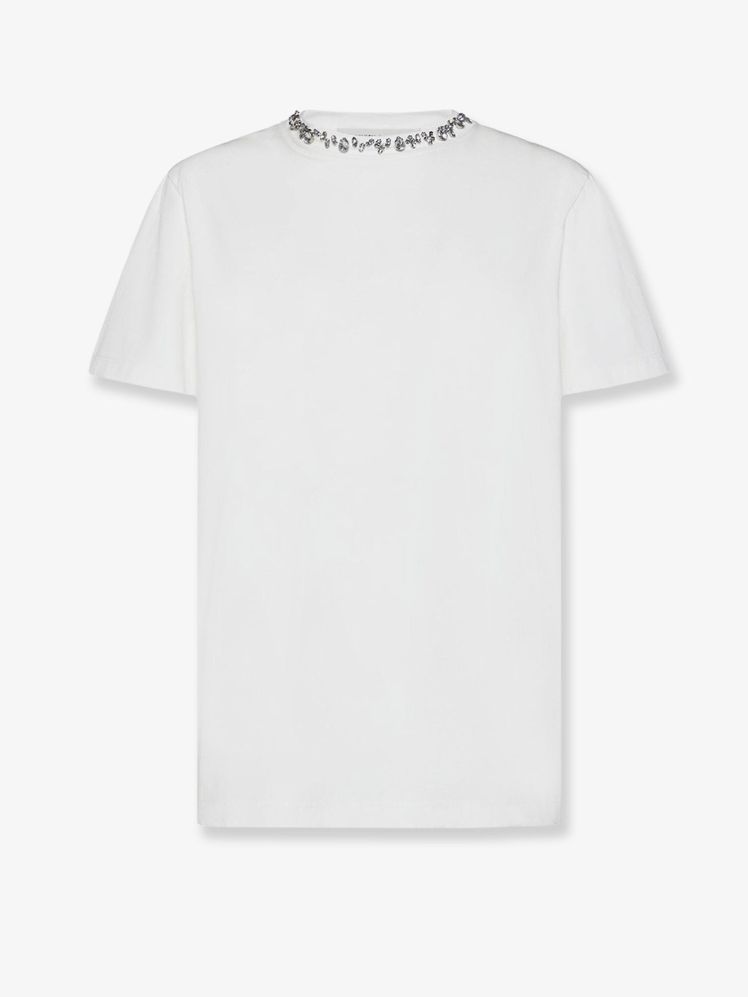 Golden Goose Cotton T-shirt With Rhinestones