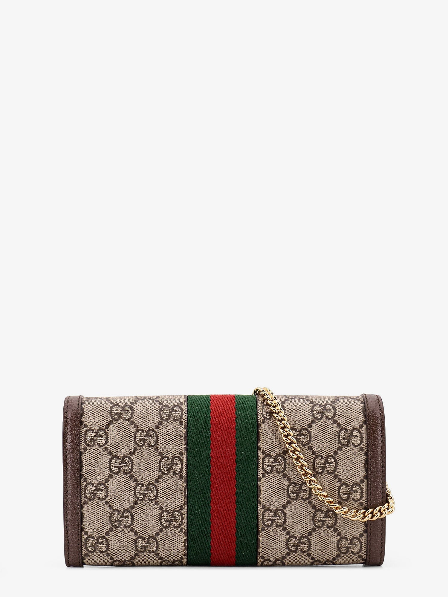 Gucci Ophidia Gg Supreme Fabric And Leather Crossbody Bag