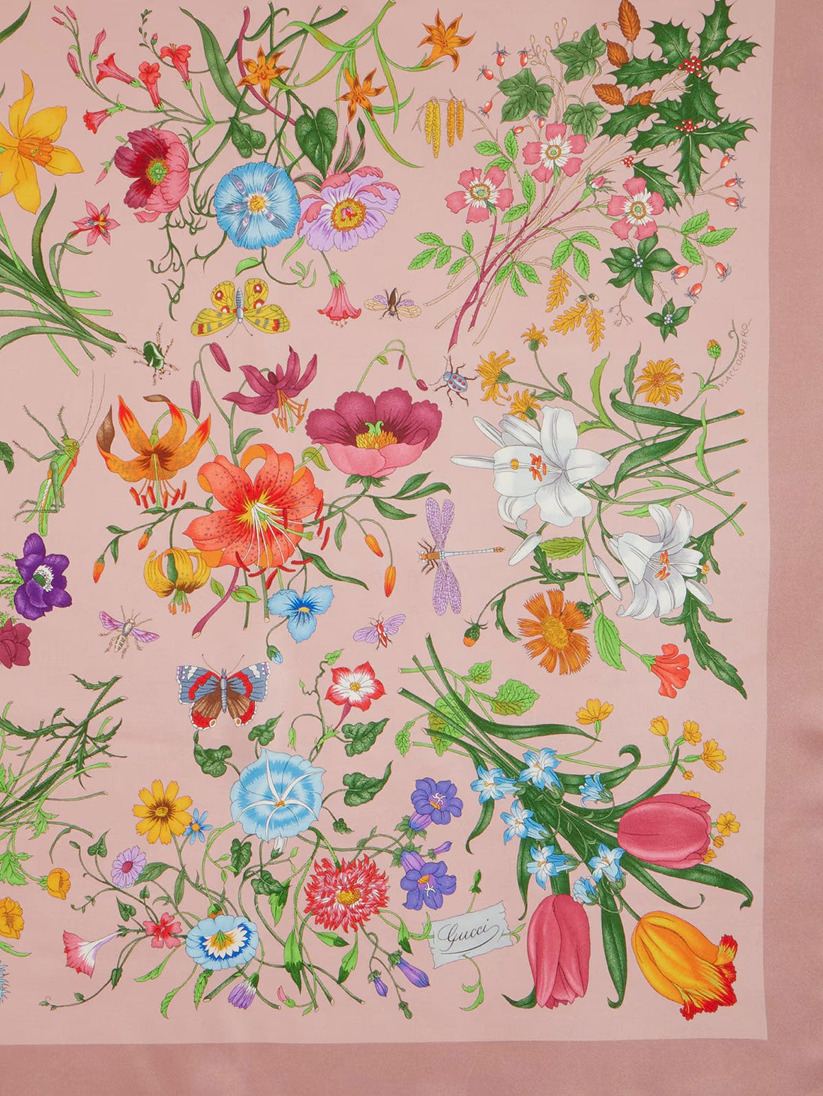 Gucci Gucci Flora Silk Foulard