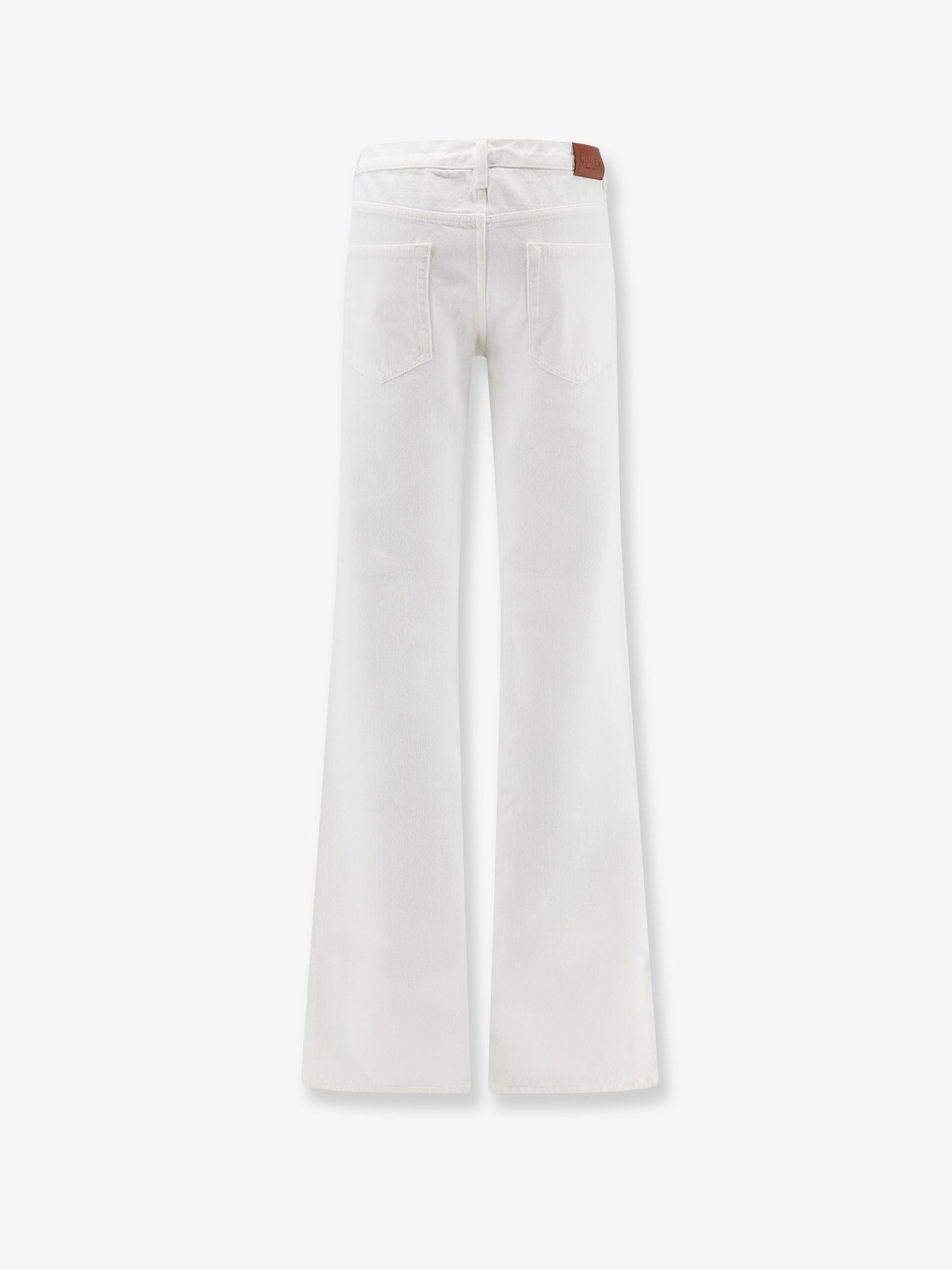 Gucci Cotton Denim Trousers With Hook