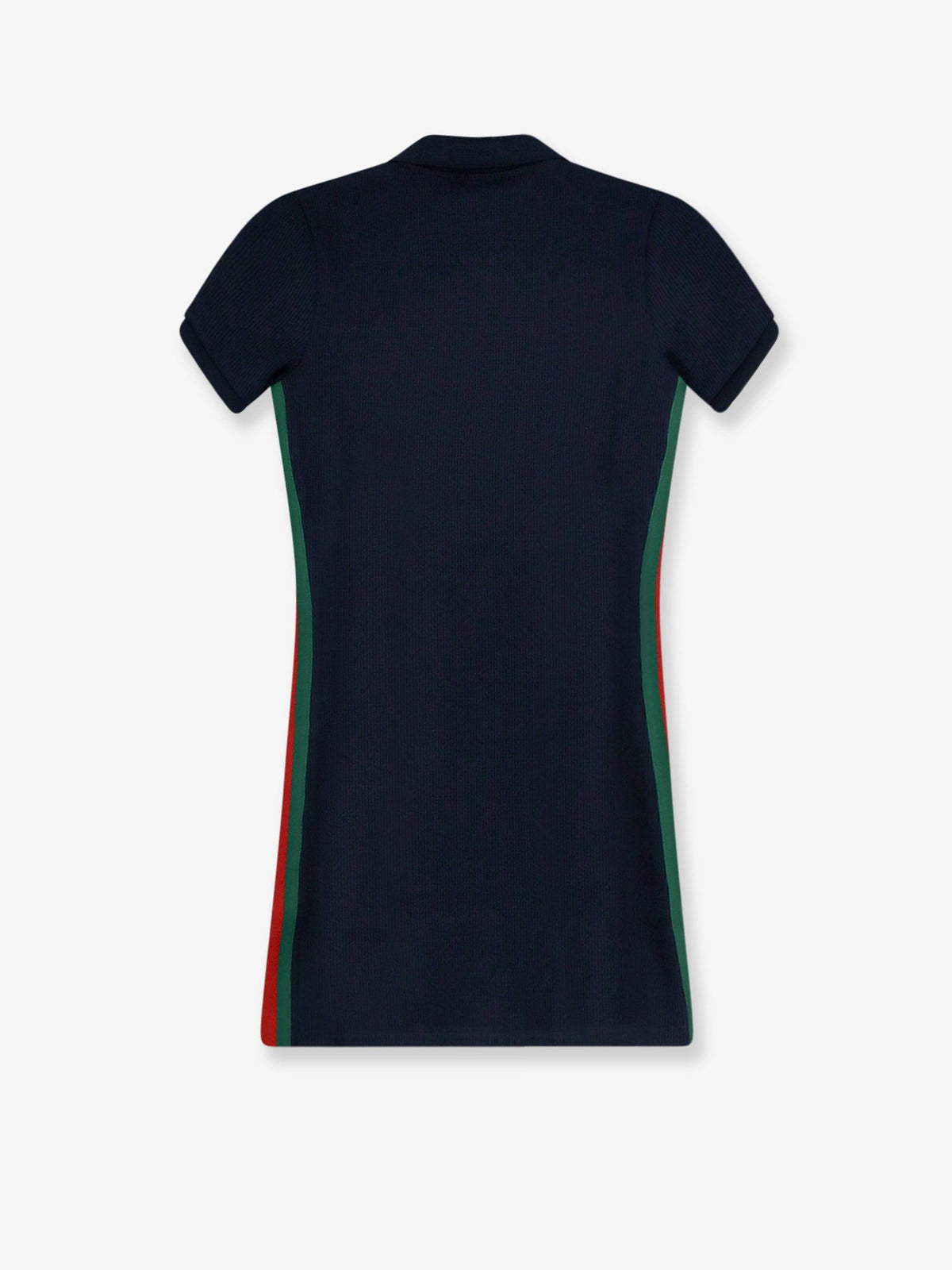 Gucci Ribbed Cotton Jersey Dress With Web