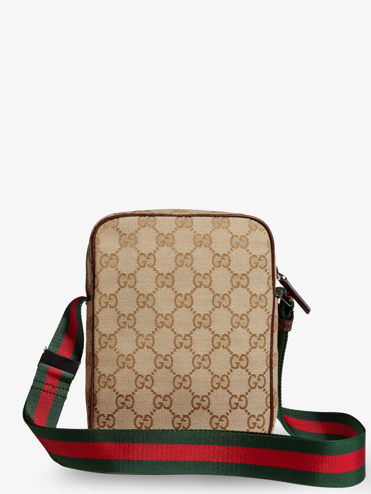 Gucci Gucci Tag Gg Fabric Crossbody Bag